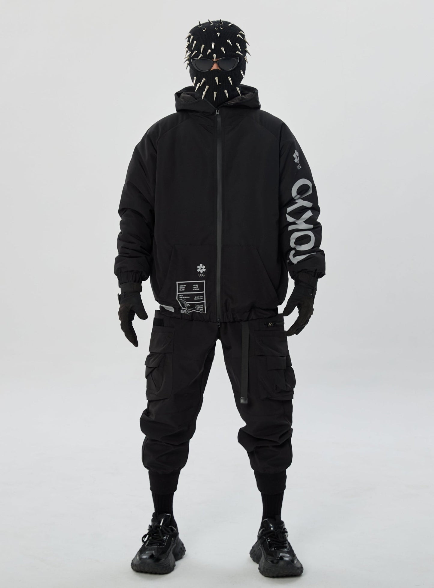 IB433 Black Winter Tokyo Parka Jacket