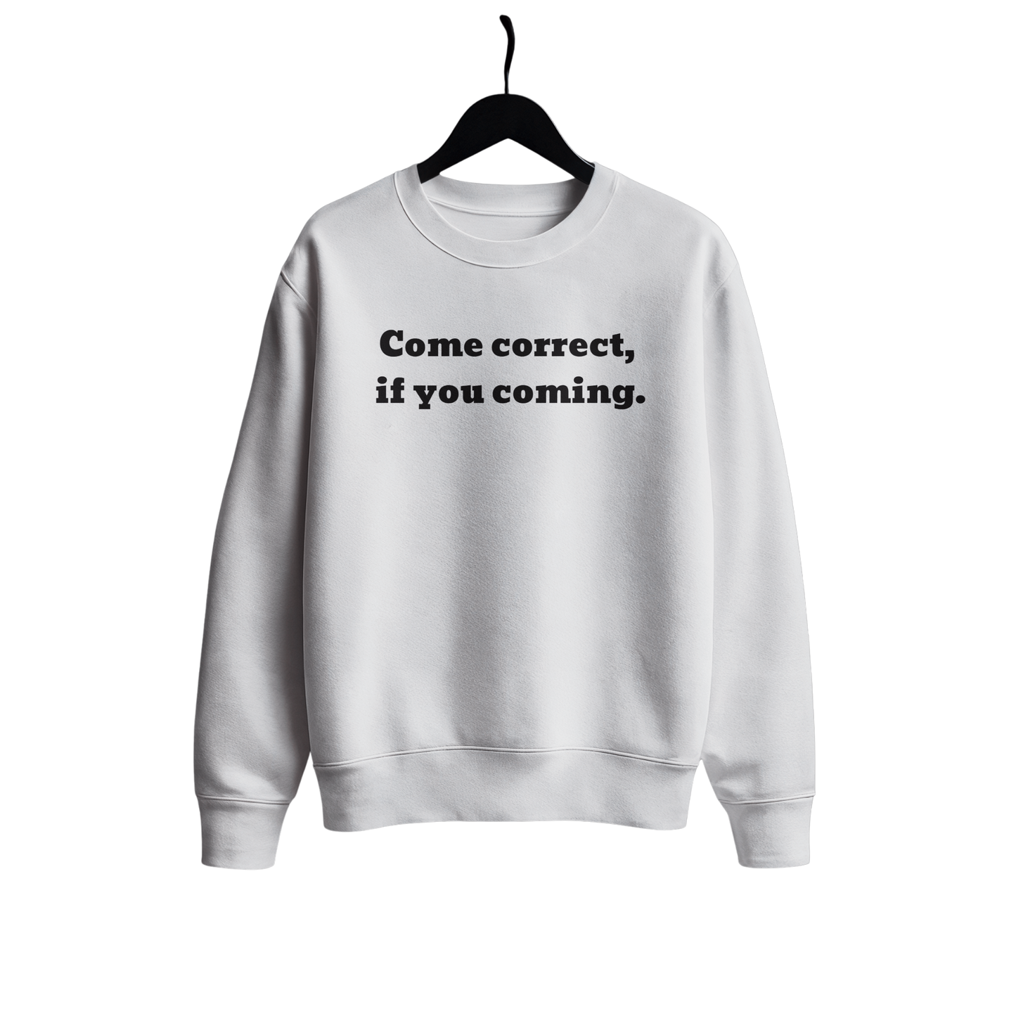 WHITE CREWNECK
