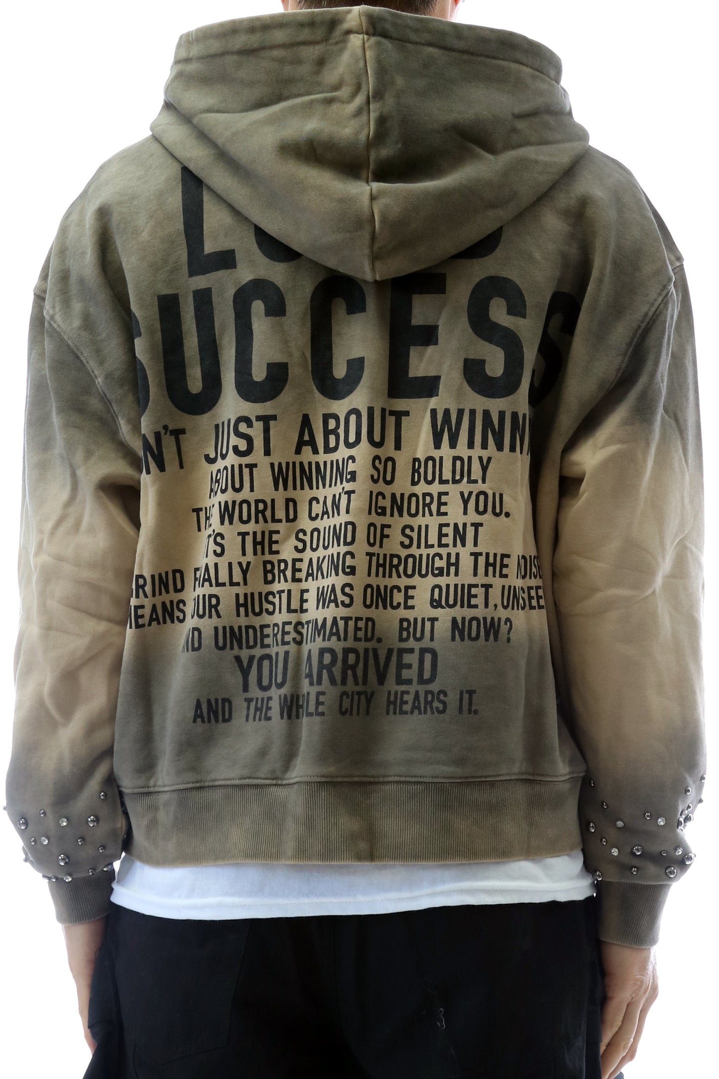 NEW ERIN French Terry Long Sleeve Crop Top Full Zip Hoodie