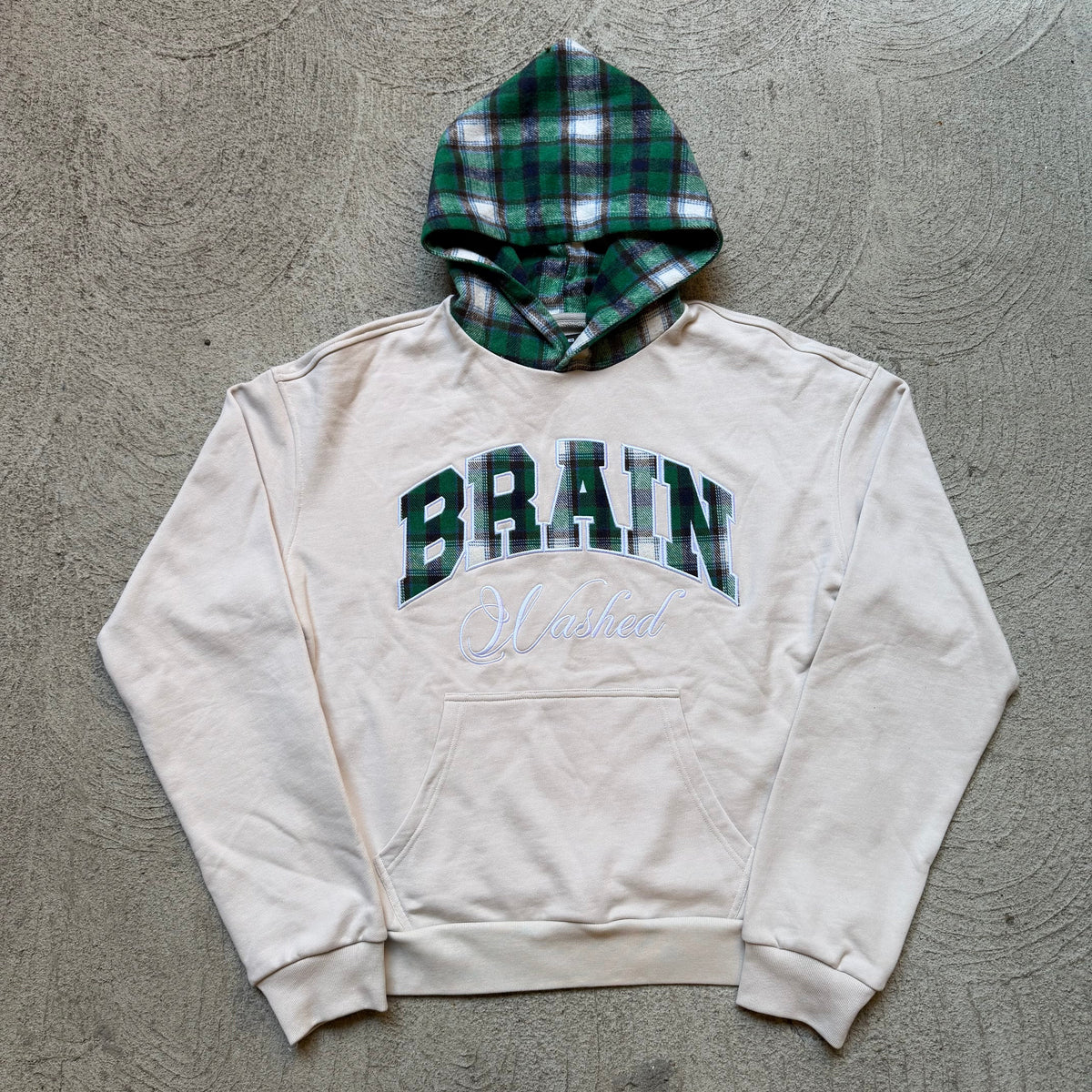 BW Flannel Hoodie