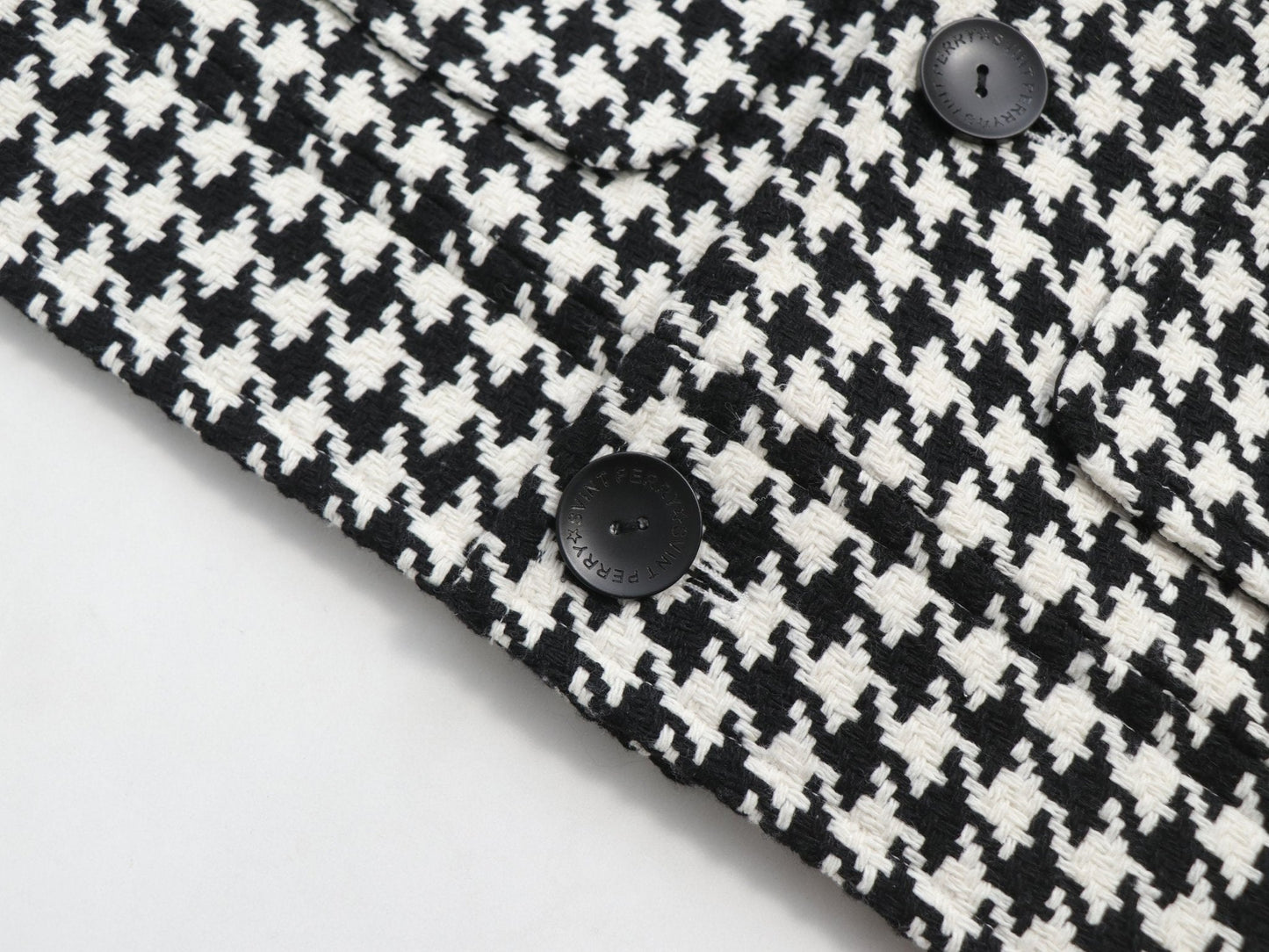Houndstooth Boxy Fit Jacket