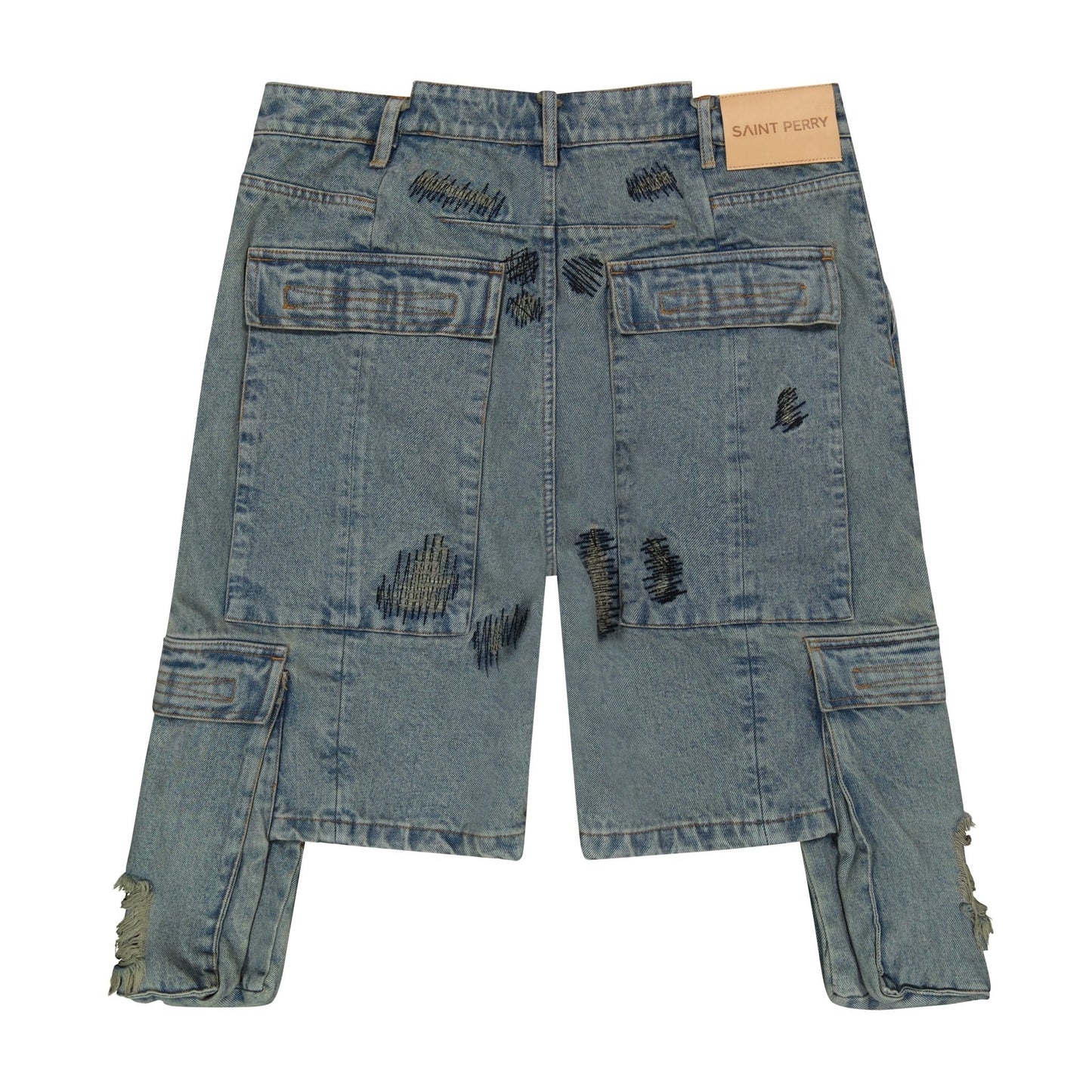 Jazzy Ripped Denim Short
