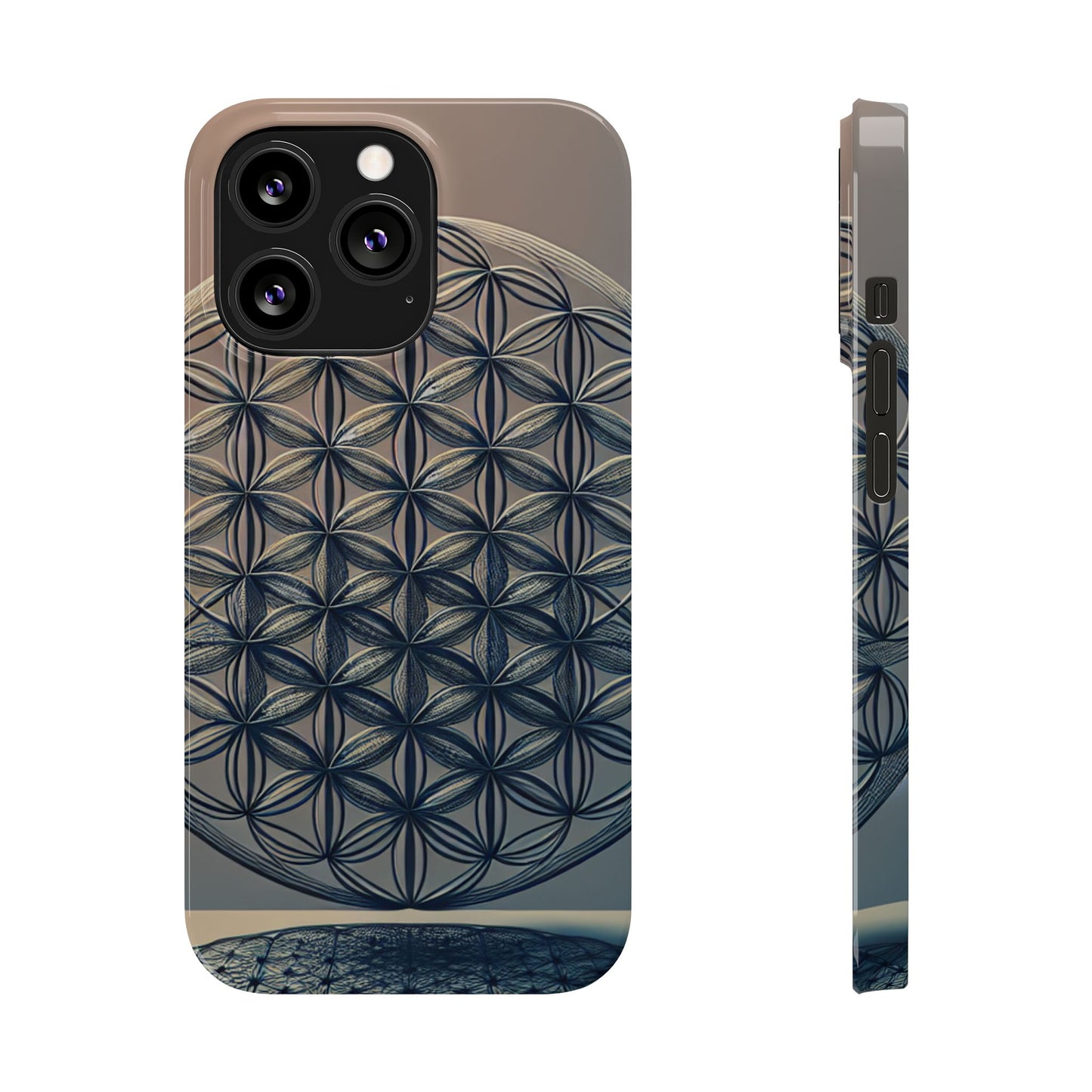 Geometric Slim Phone Case - Elegant Design for Minimalist Style