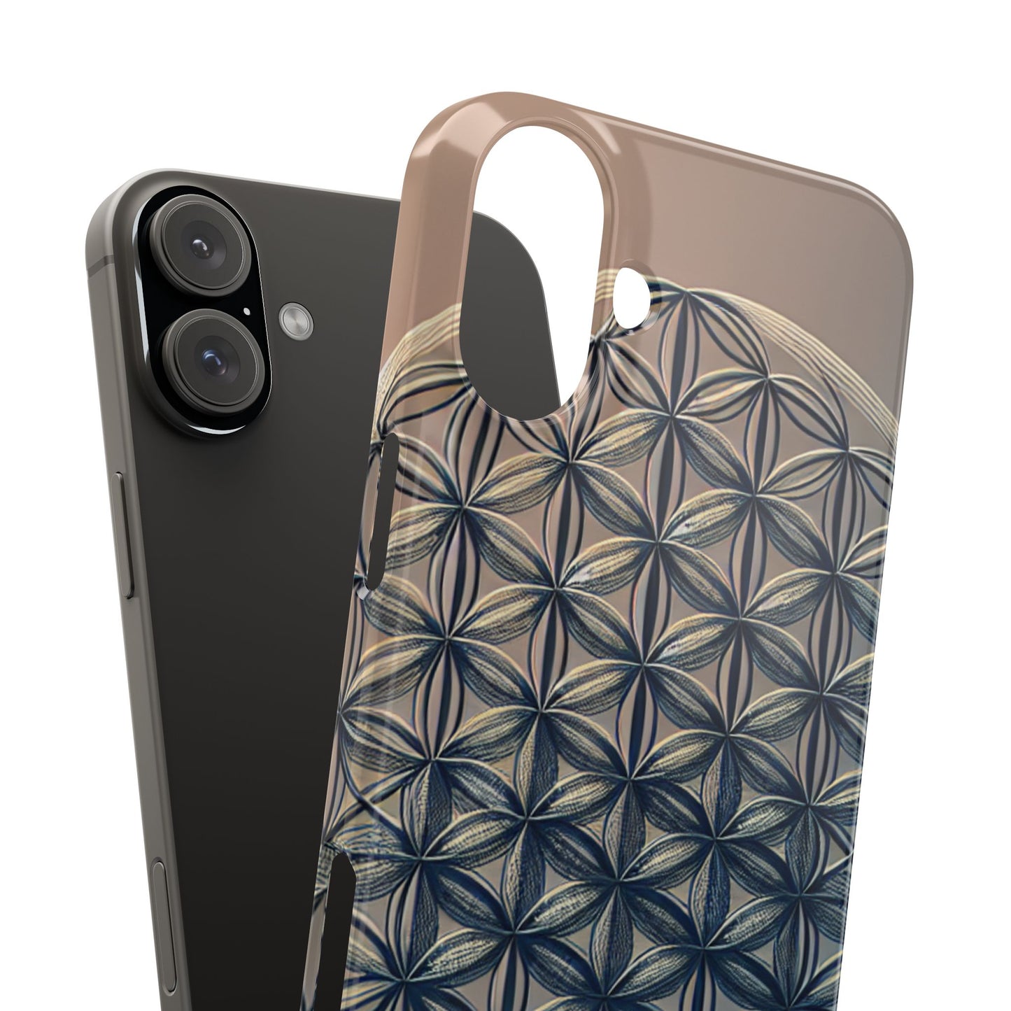 Geometric Slim Phone Case - Elegant Design for Minimalist Style