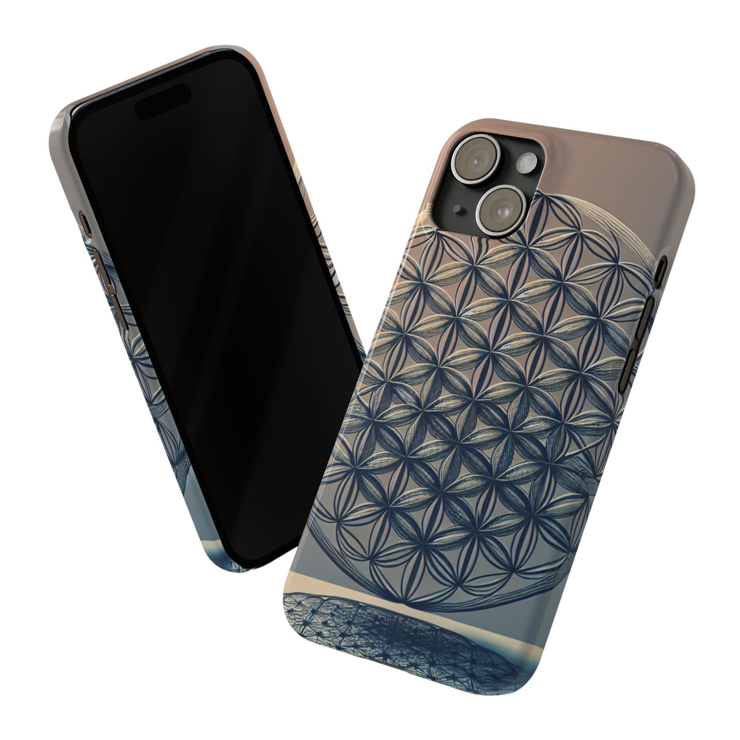 Geometric Slim Phone Case - Elegant Design for Minimalist Style