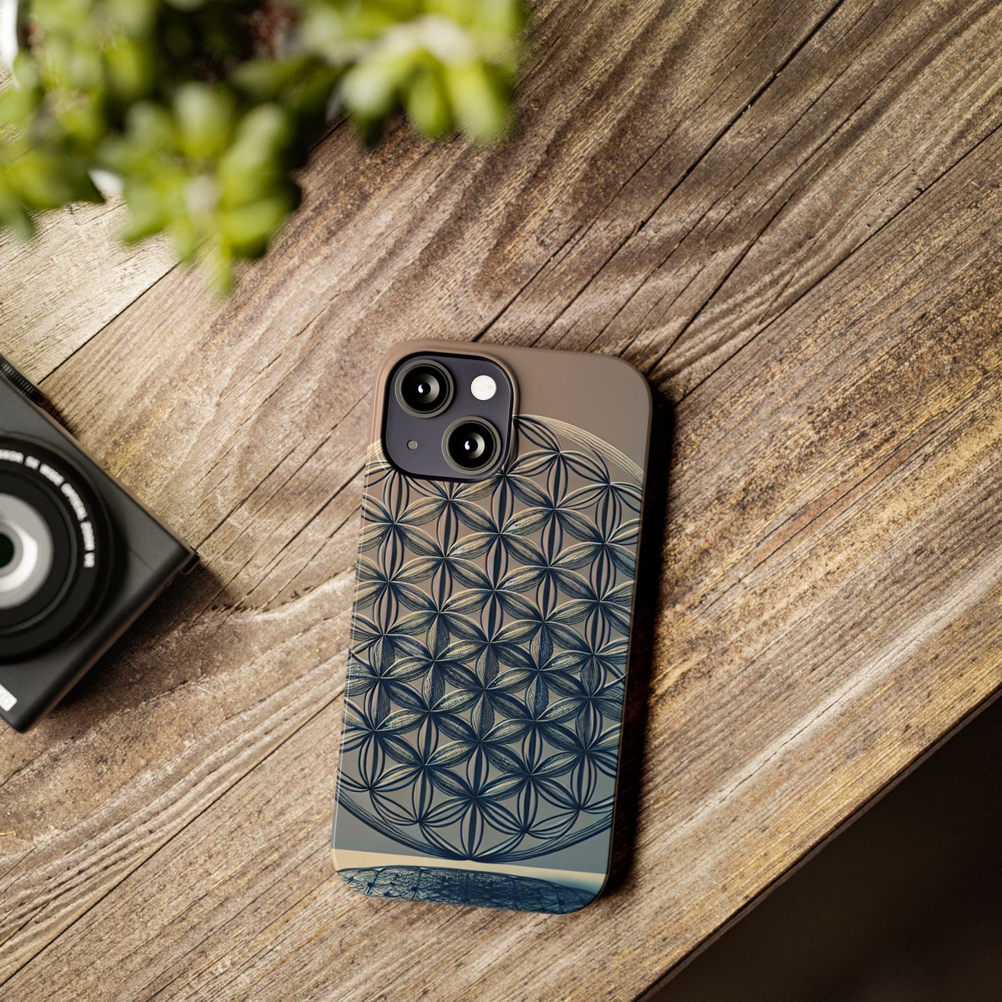 Geometric Slim Phone Case - Elegant Design for Minimalist Style