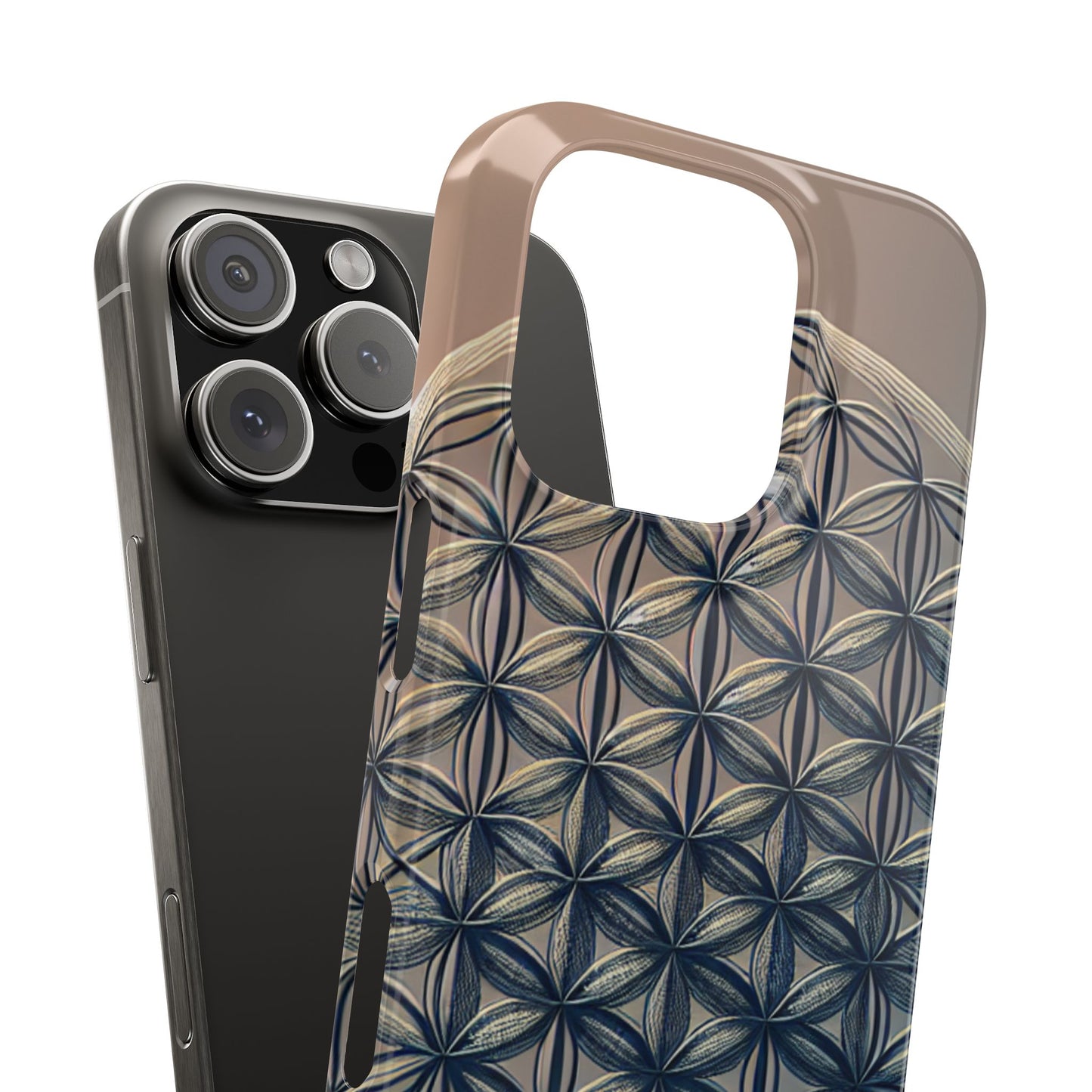 Geometric Slim Phone Case - Elegant Design for Minimalist Style