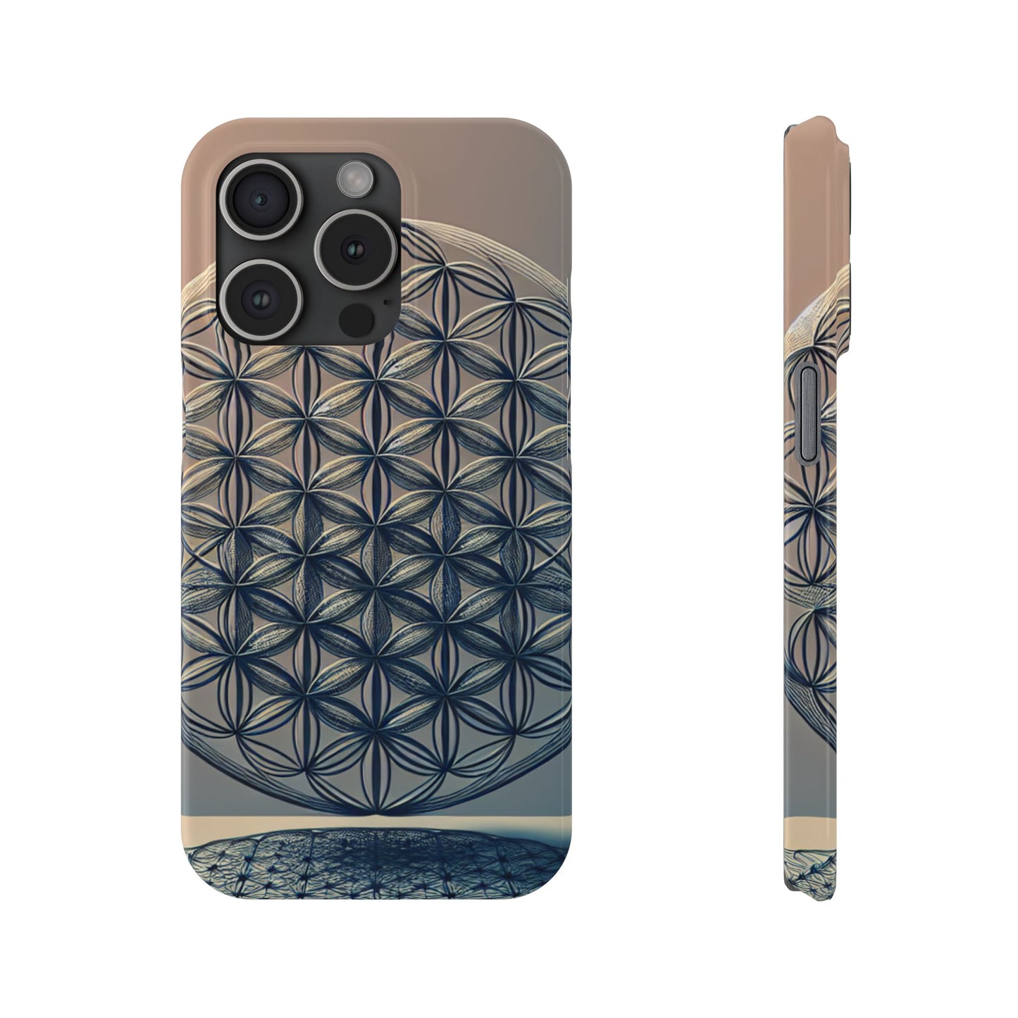 Geometric Slim Phone Case - Elegant Design for Minimalist Style