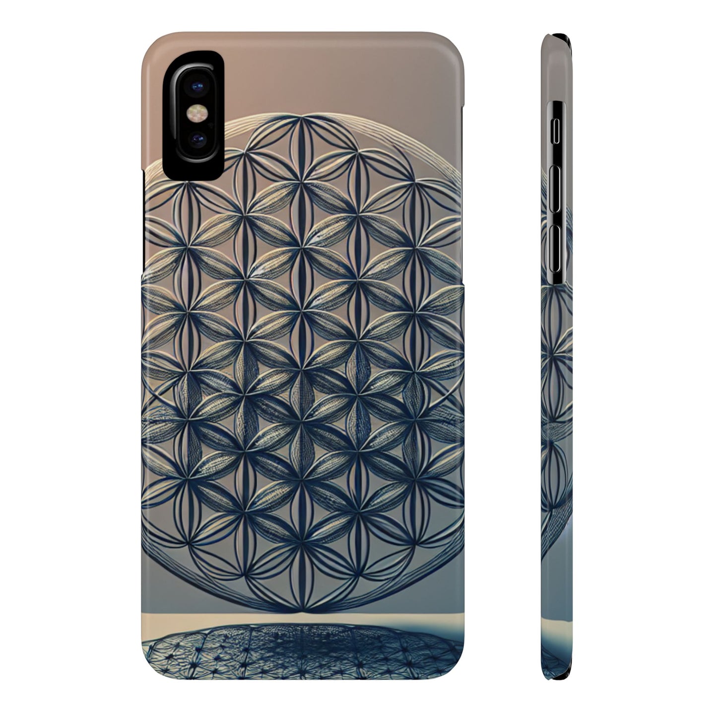 Geometric Slim Phone Case - Elegant Design for Minimalist Style