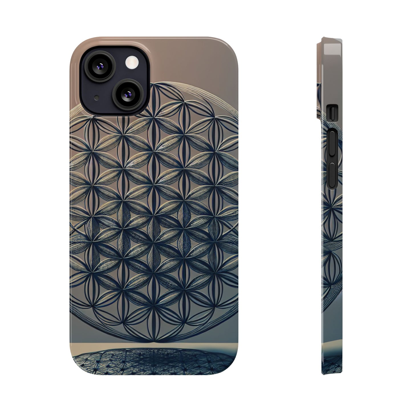Geometric Slim Phone Case - Elegant Design for Minimalist Style