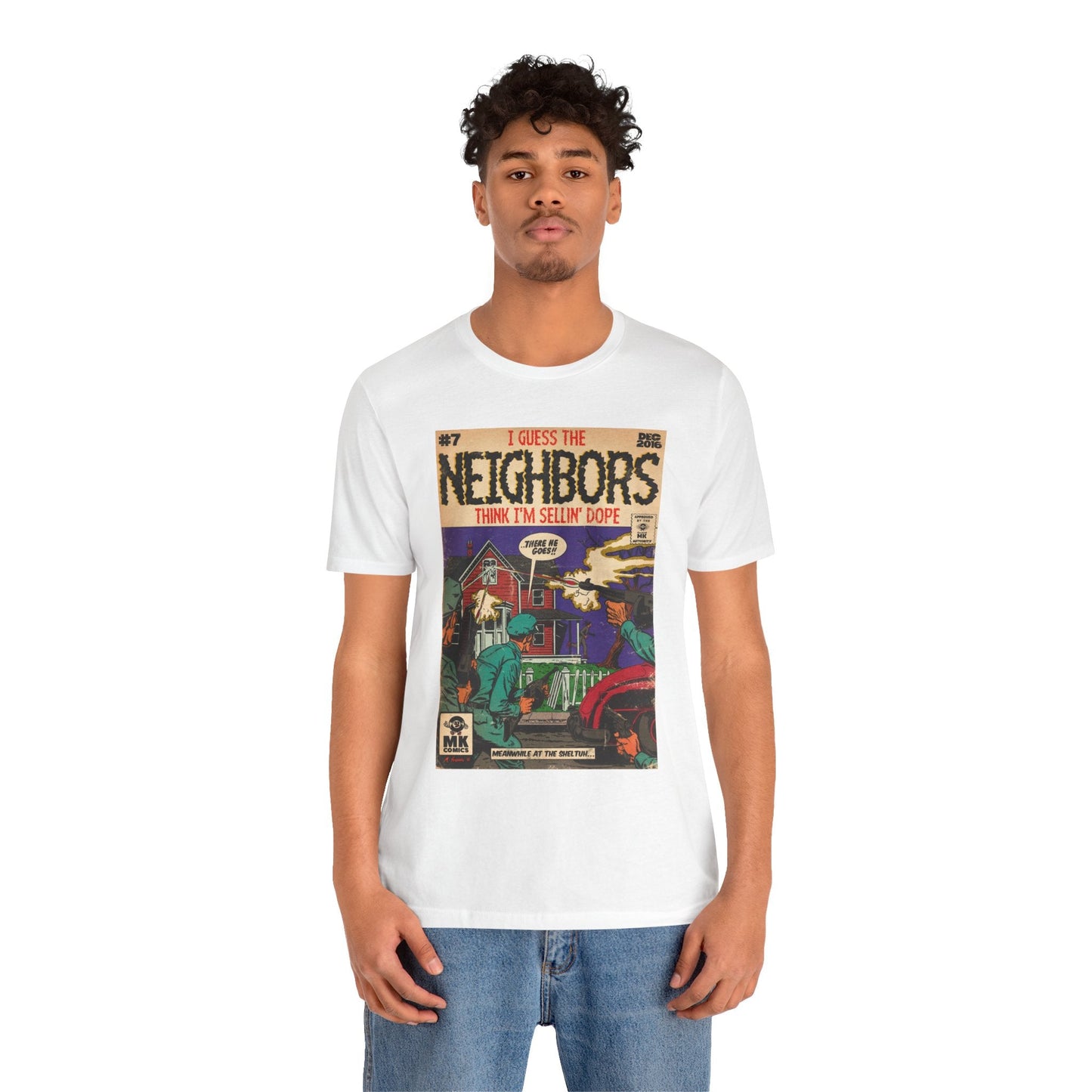 Neighbors - Unisex Jersey Short Sleeve Tee