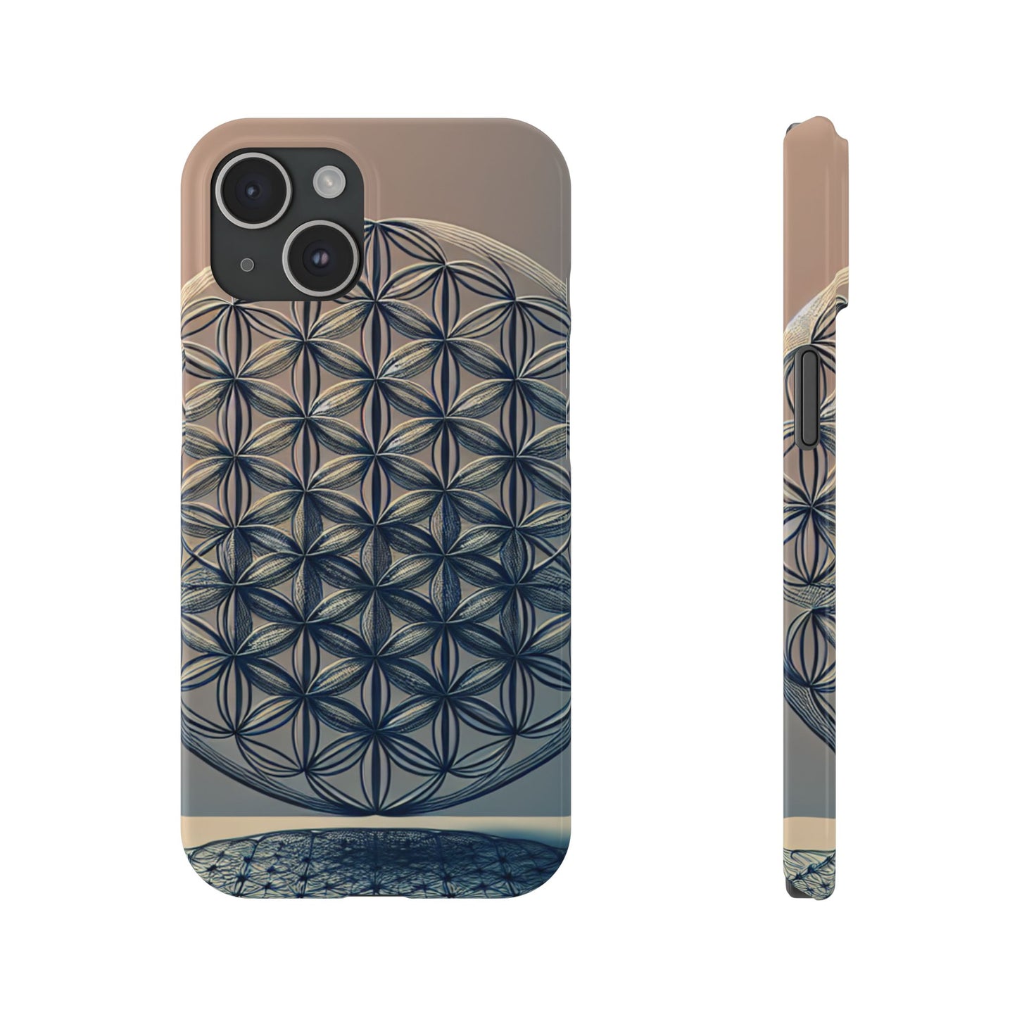 Geometric Slim Phone Case - Elegant Design for Minimalist Style
