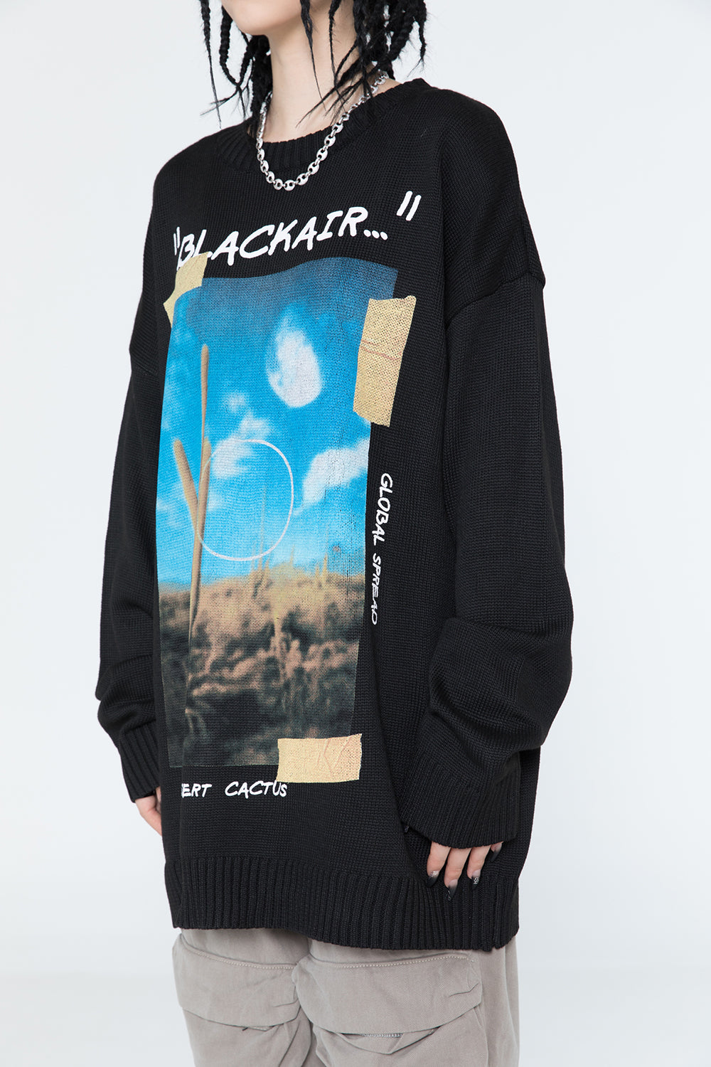 Desert Cactus Knit Sweater