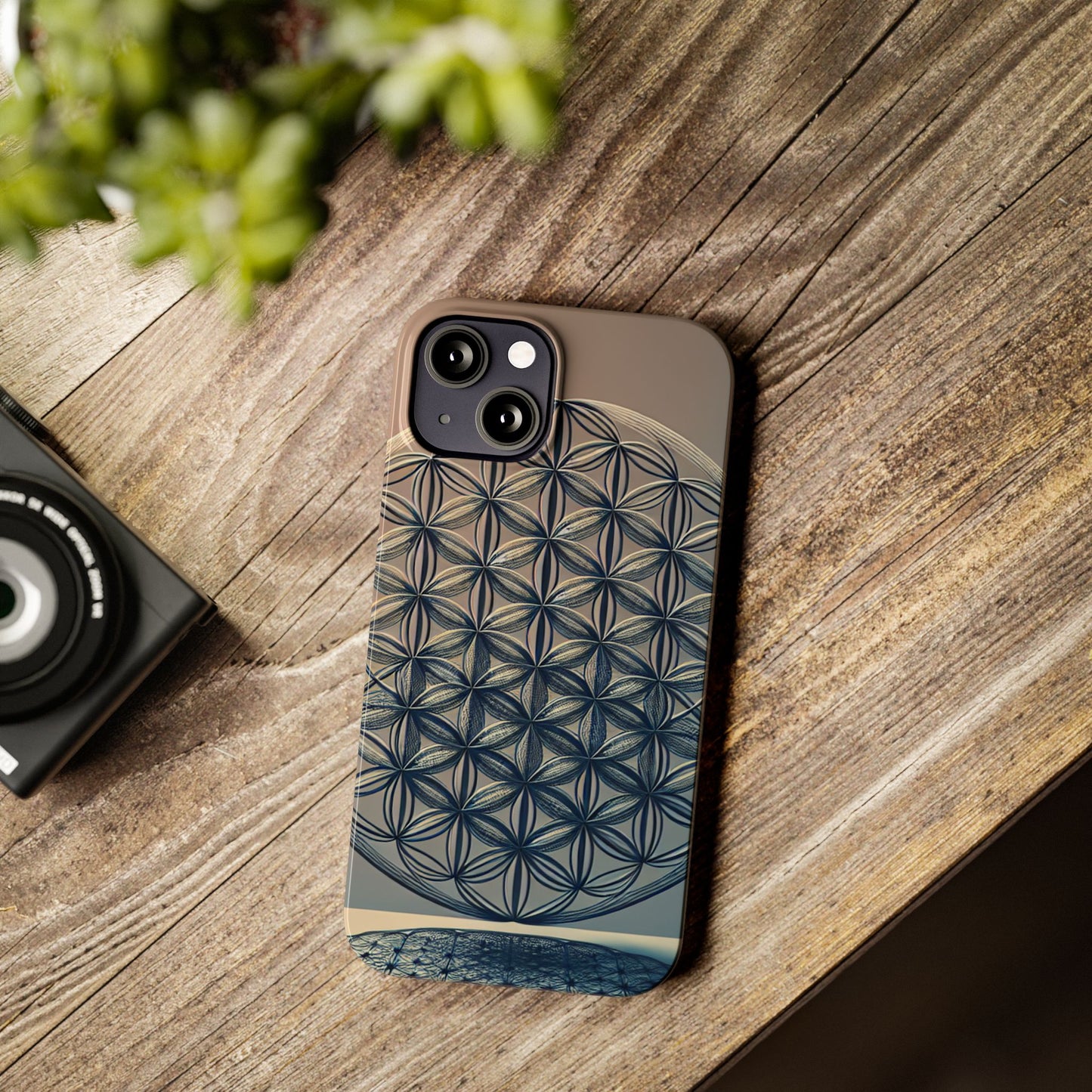 Geometric Slim Phone Case - Elegant Design for Minimalist Style