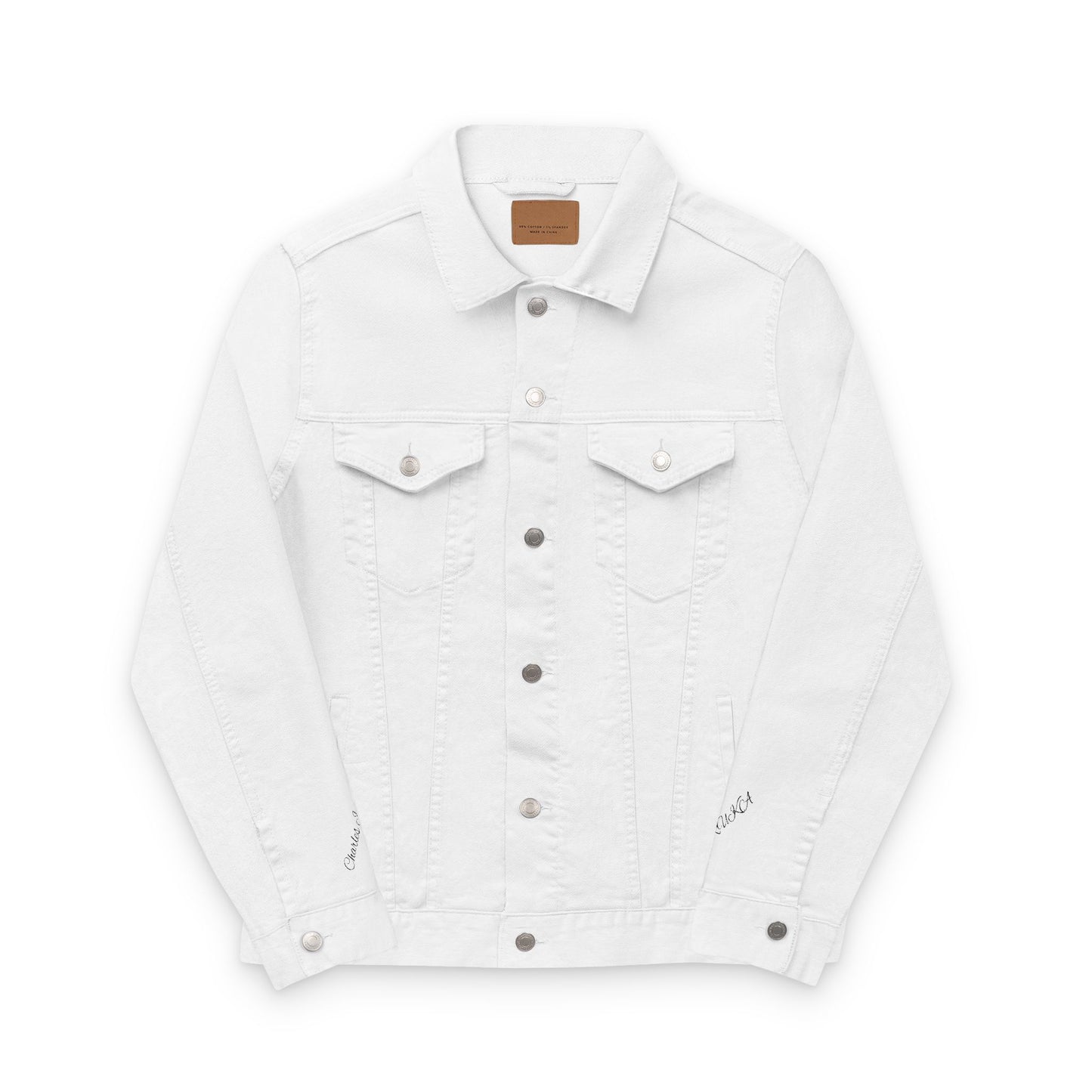 Designer Denim Jacket By Charles Kenwood x Karuka