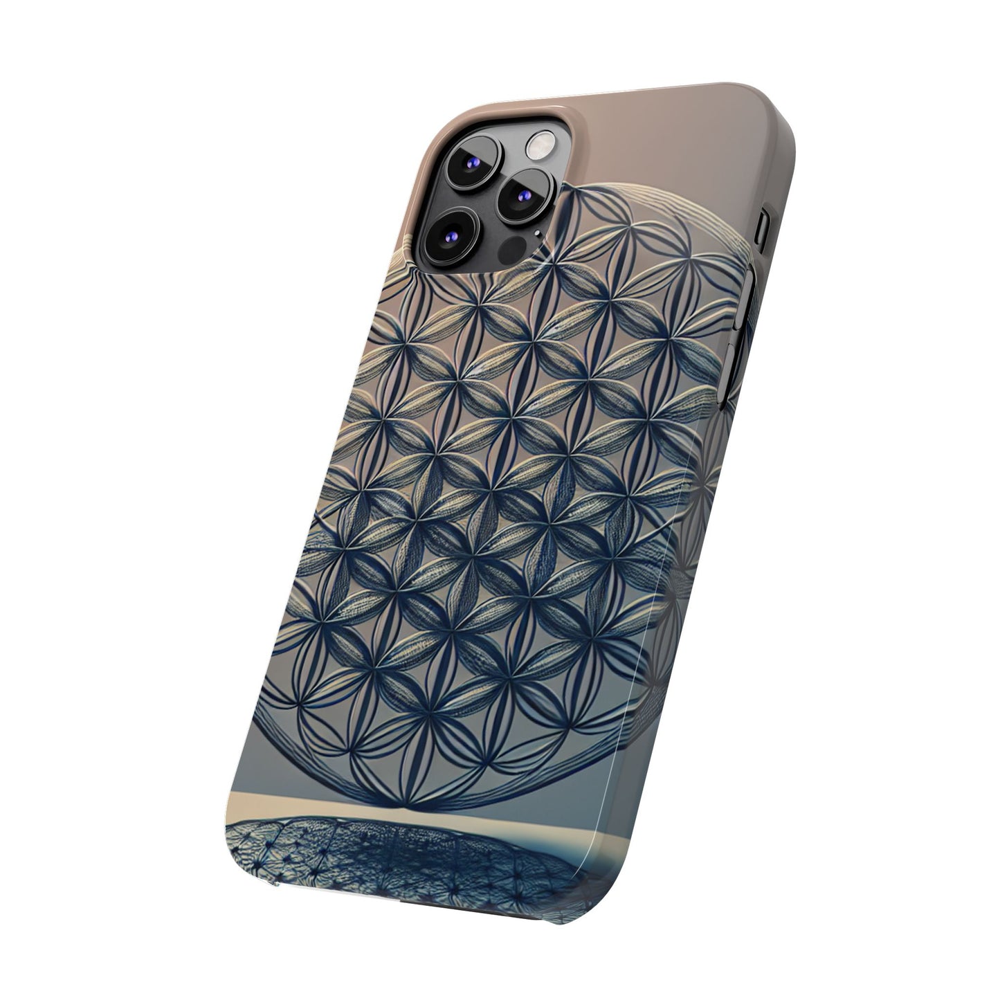 Geometric Slim Phone Case - Elegant Design for Minimalist Style