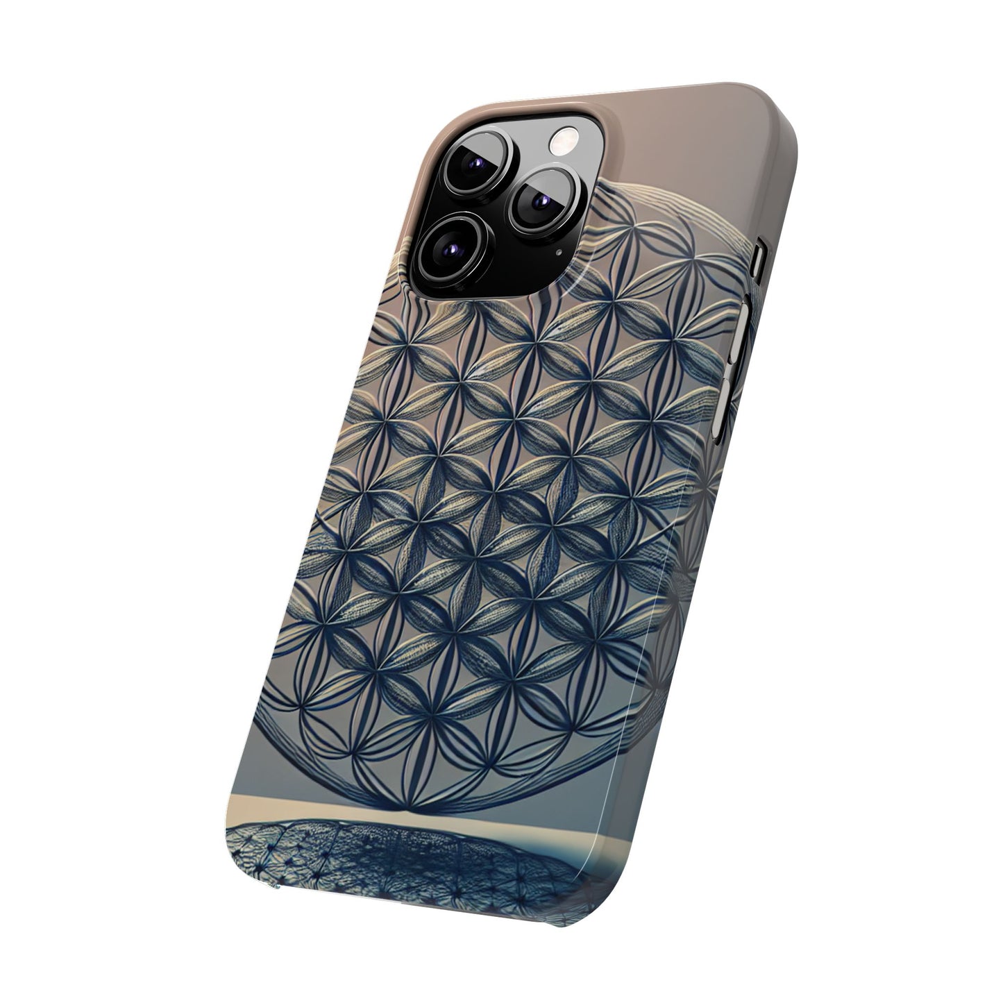 Geometric Slim Phone Case - Elegant Design for Minimalist Style