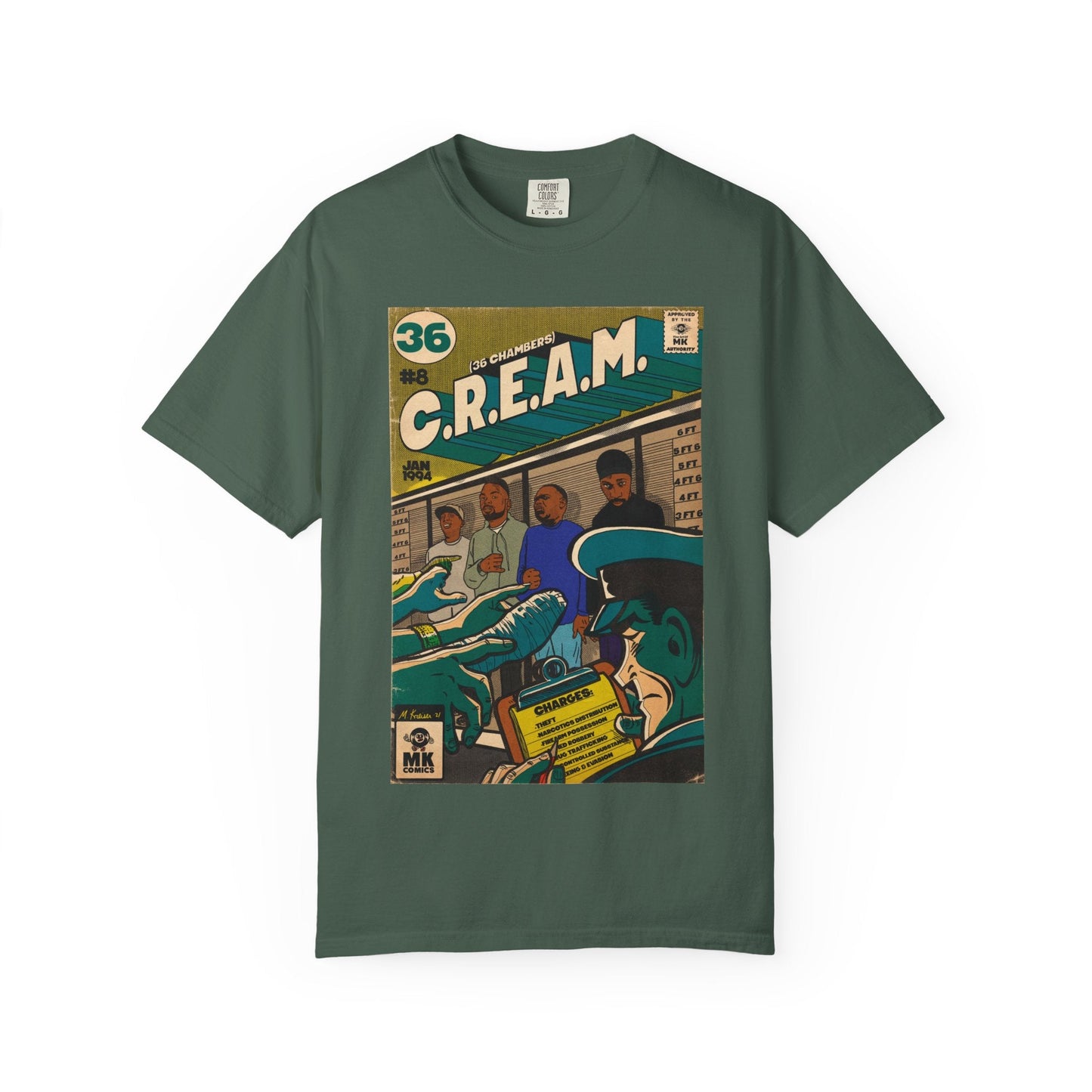 C.R.E.A.M - Unisex Comfort Colors T-shirt