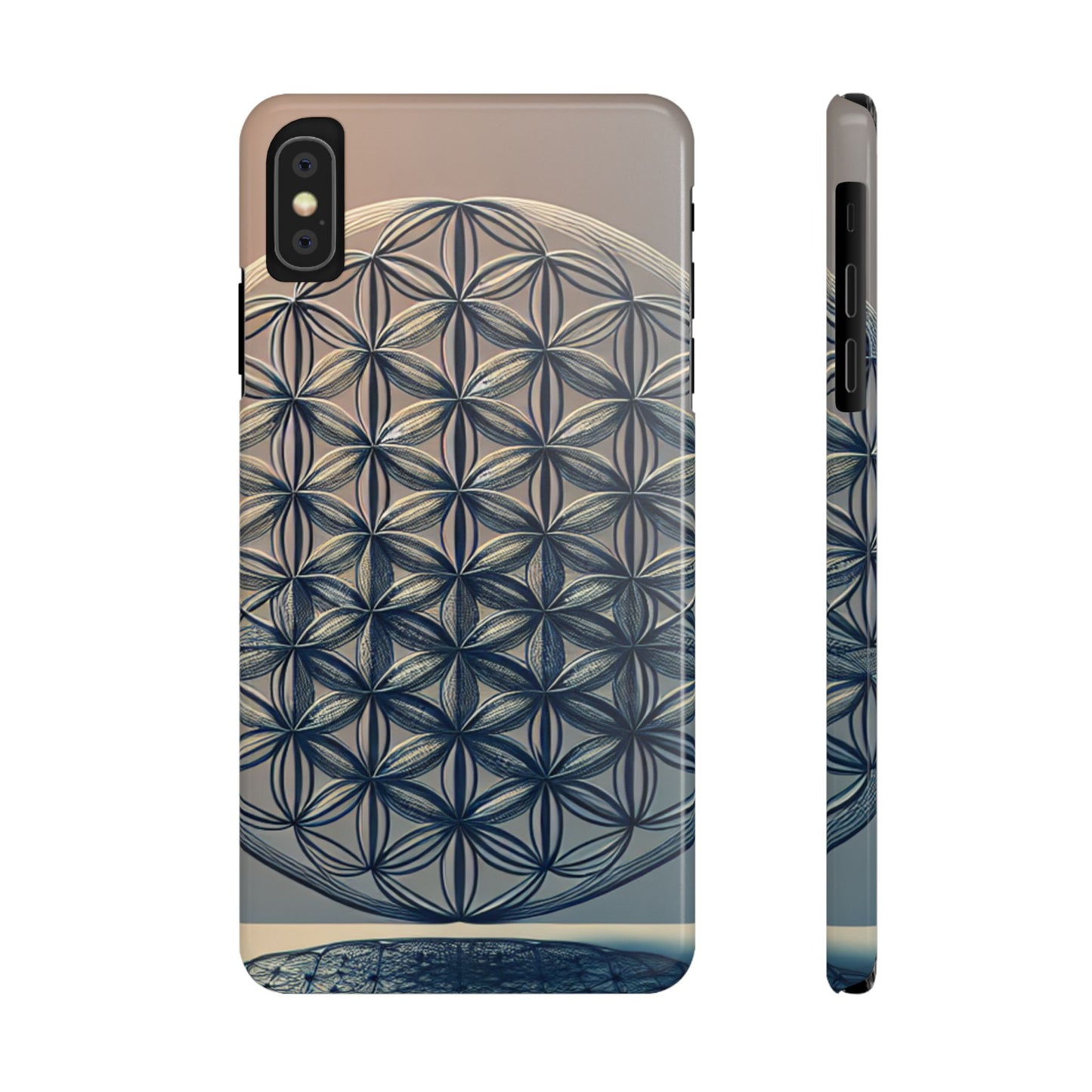 Geometric Slim Phone Case - Elegant Design for Minimalist Style