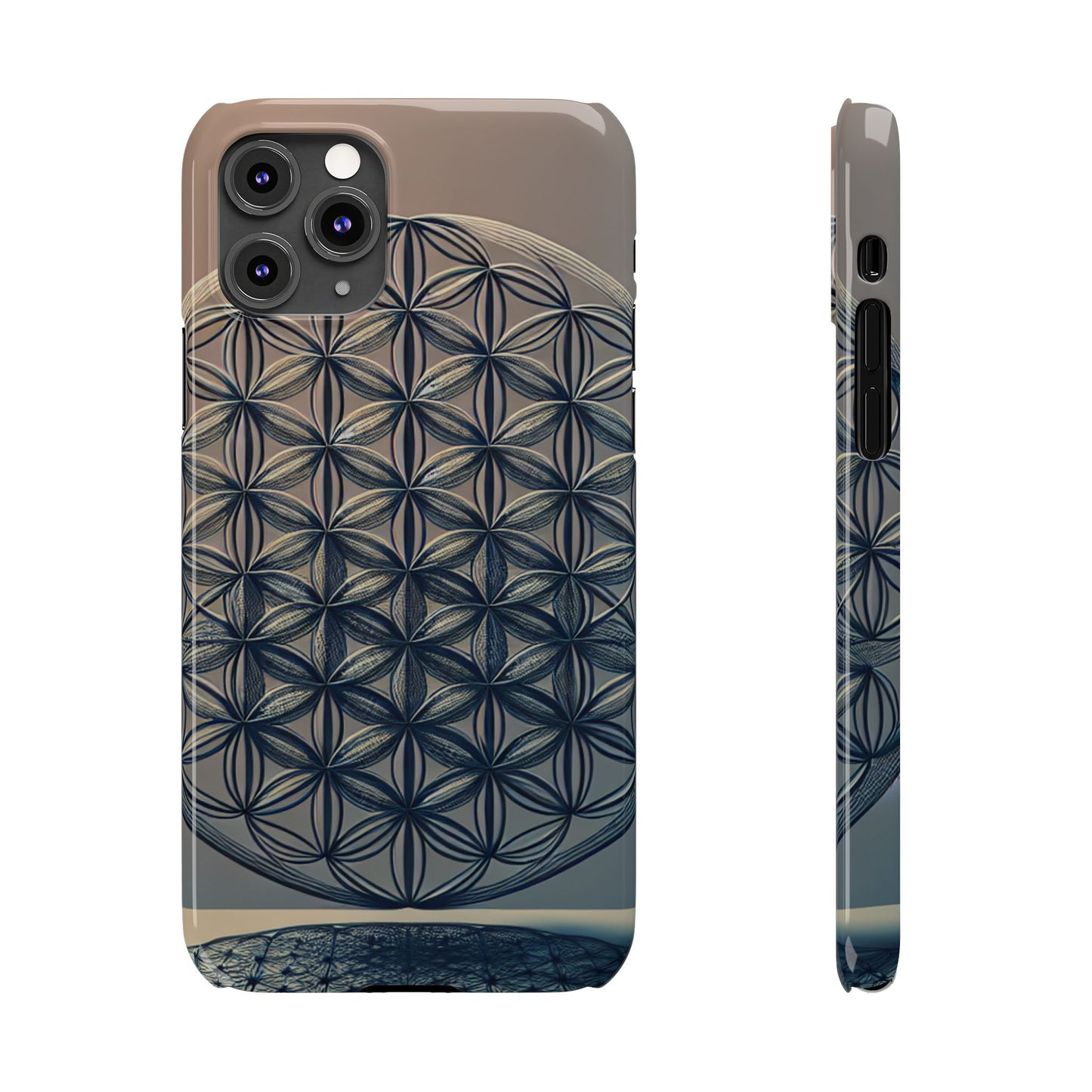 Geometric Slim Phone Case - Elegant Design for Minimalist Style
