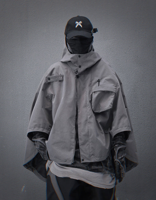 HiJ40 Grey I-Tech Poncho