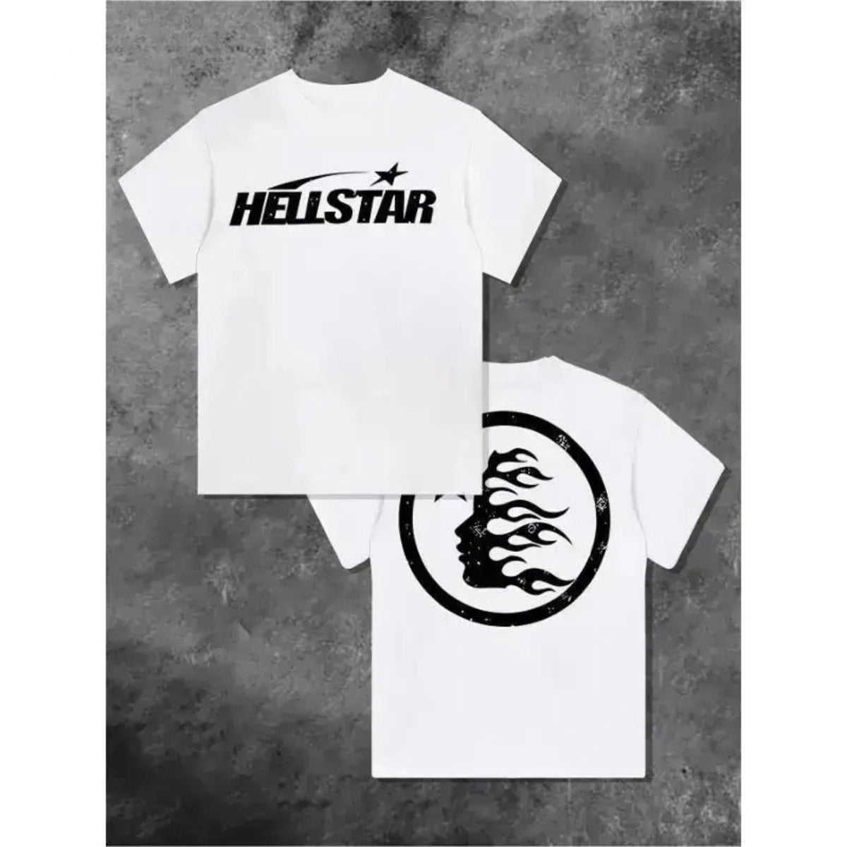 "Star Power" Double-Sided Graphic T-Shirt – Urban Streetwear Oversized Cotton Top, Premium Y2K Aesthetic Celestial Tee