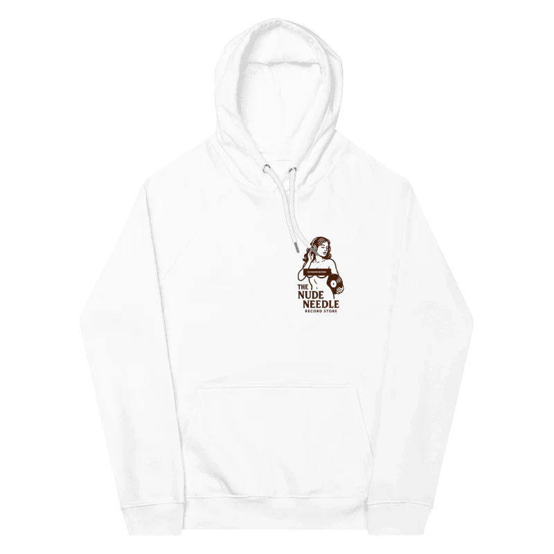 TheNudeNeedle Logo & Sexy Design White Hoodie (Unisex)