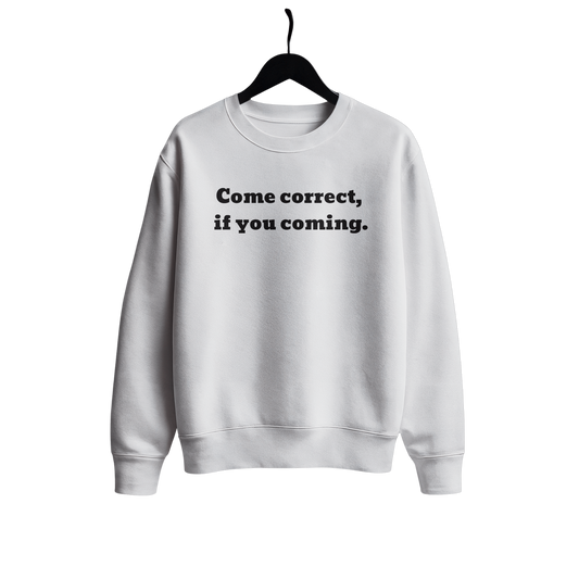 WHITE CREWNECK