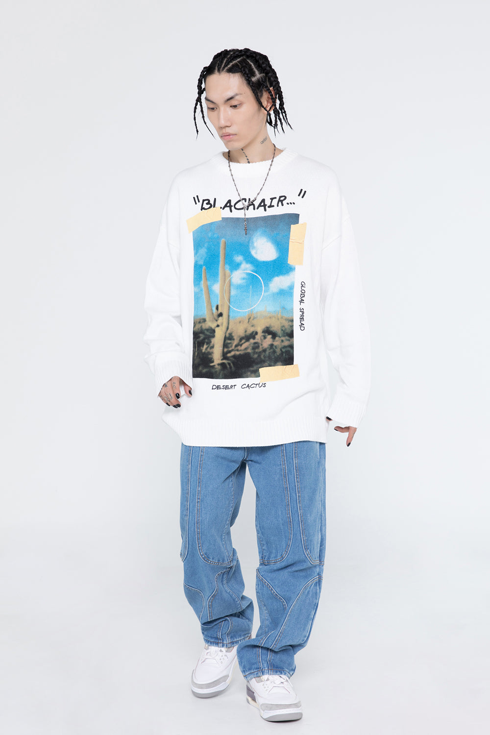 Desert Cactus Knit Sweater