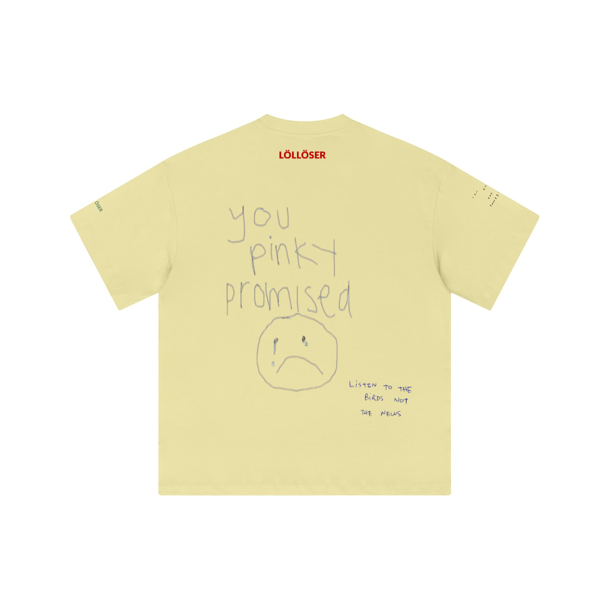 you pinky promised boxy drop shouold cut t shirt Unisex Loose T-shirt(310GSM)