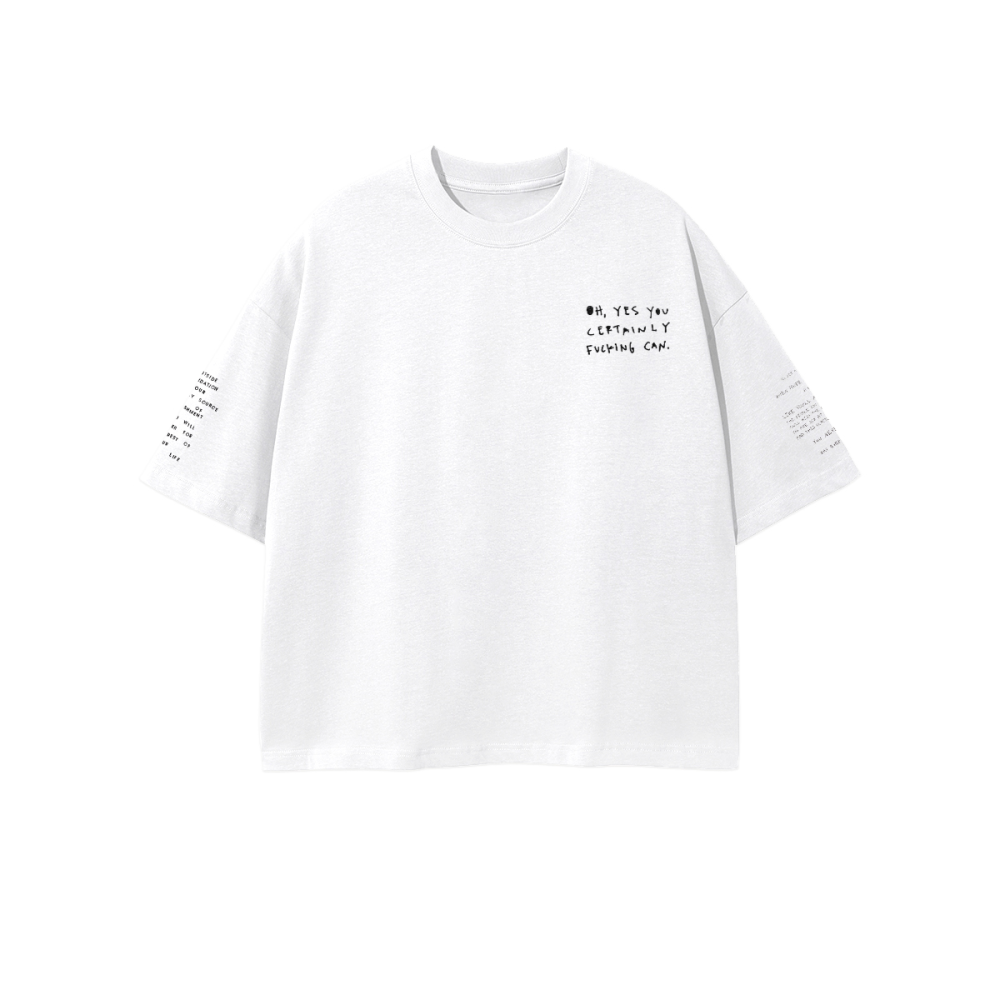 ASK ME IF I GIVE A SHIT - LOLLOSER OVERSIZED T SHIRT
