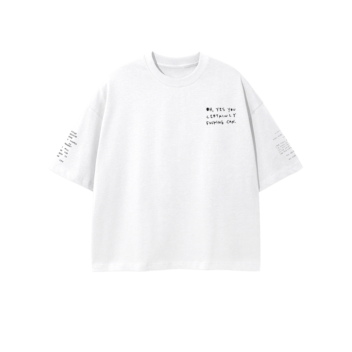 ASK ME IF I GIVE A SHIT - LOLLOSER OVERSIZED T SHIRT