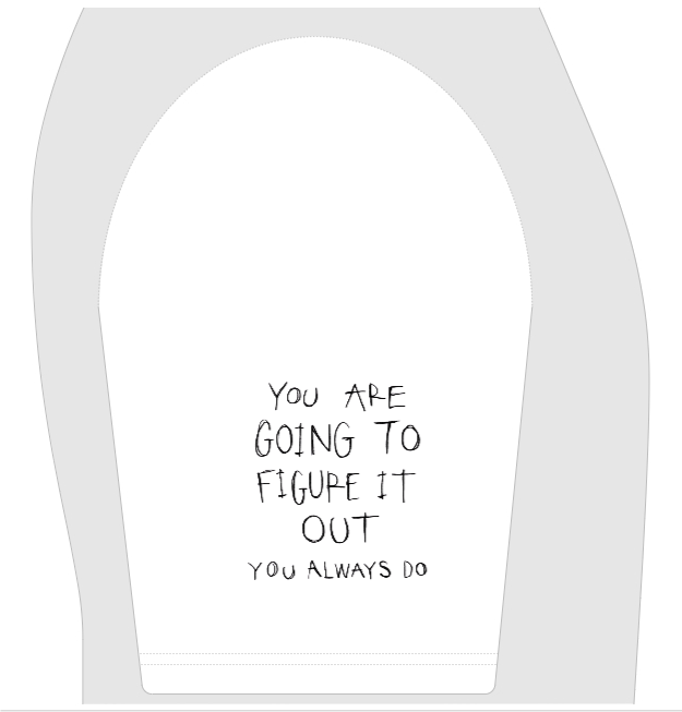 YOU WILL BE HUNGRY FOR THE REST OF YOUR LIFE - LOLLOSER Unisex 100% Combed Cotton Cropped Oversized T-shirt (250g)