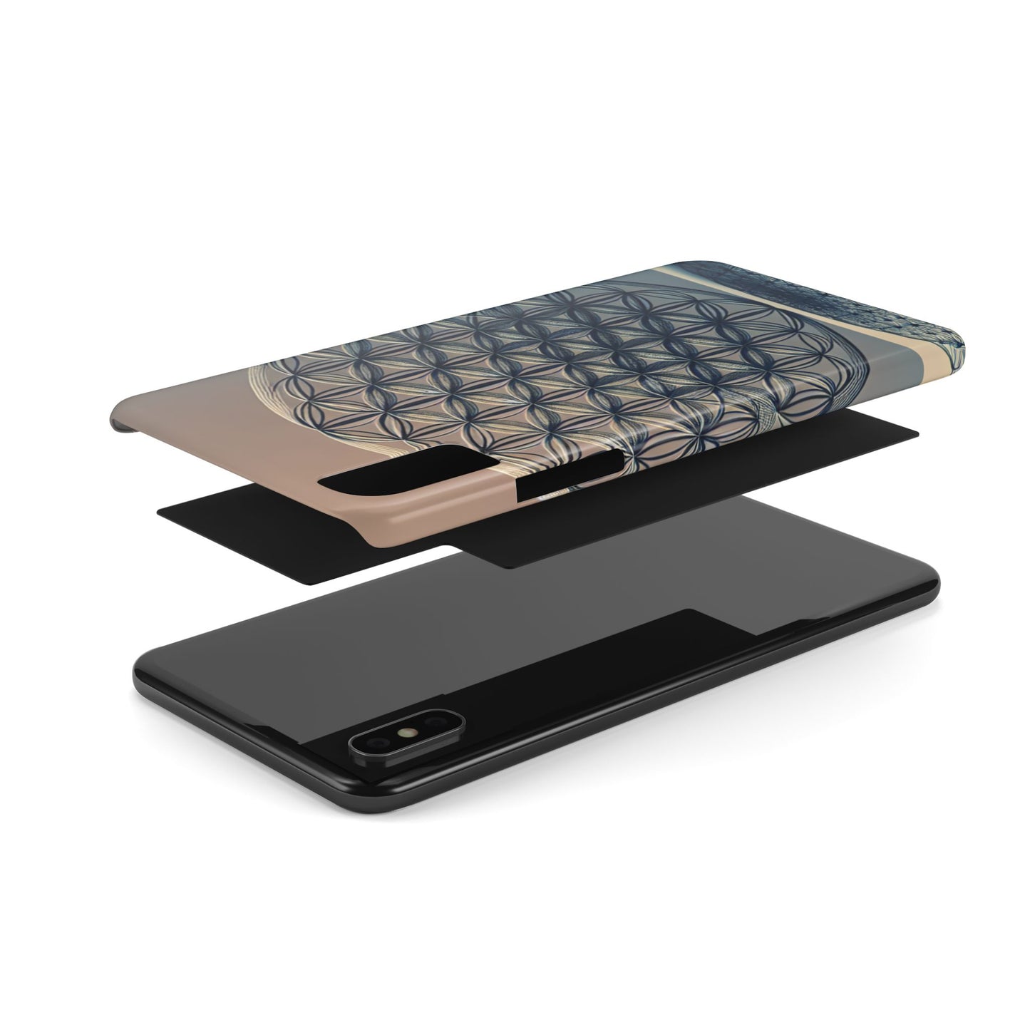 Geometric Slim Phone Case - Elegant Design for Minimalist Style