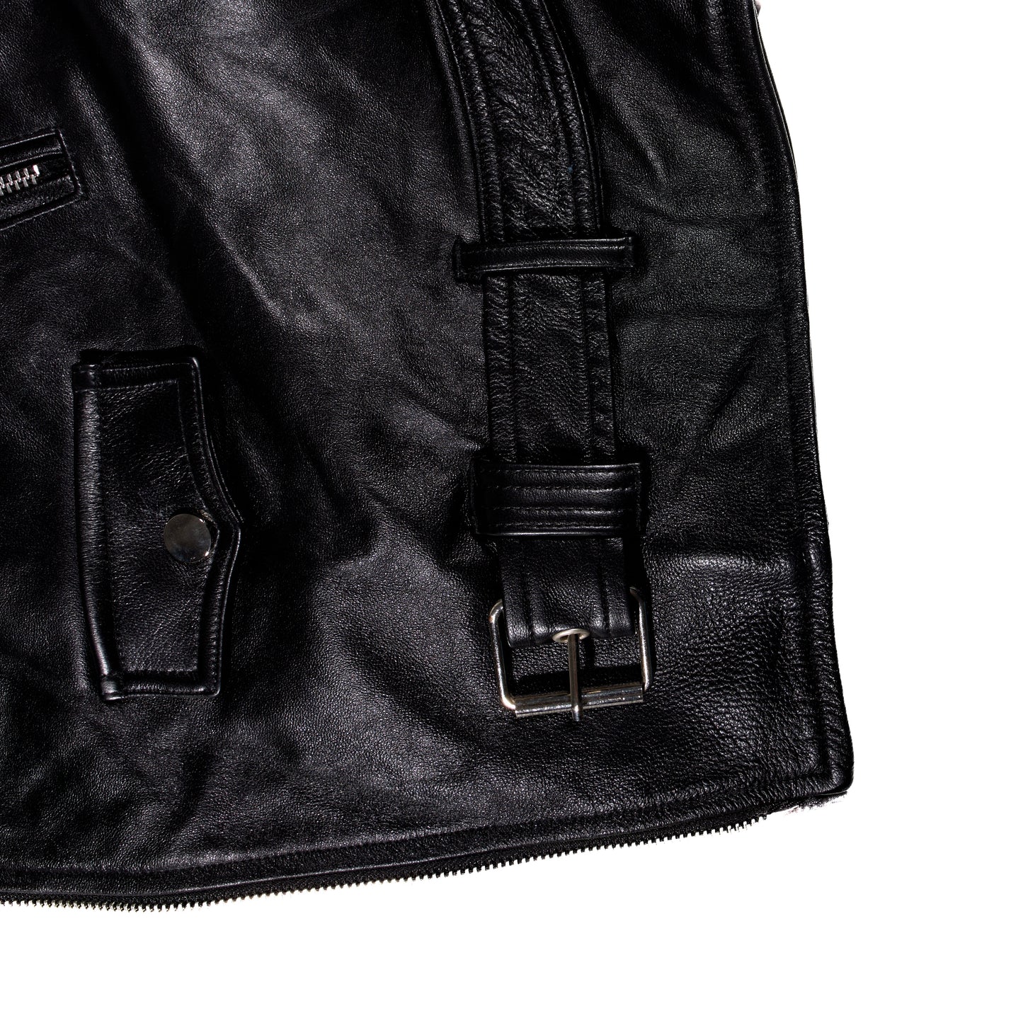 BL MAGIE LEATHER PADDED JACKET W/ SOFTENED DETACHABLE GLOVES