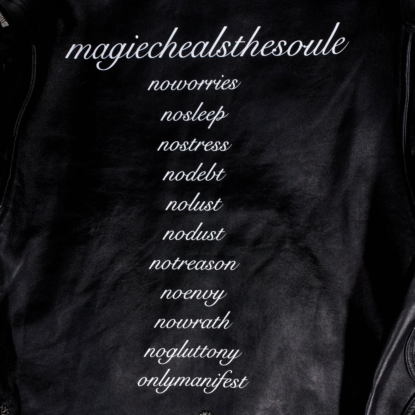 BL MAGIE LEATHER PADDED JACKET W/ SOFTENED DETACHABLE GLOVES