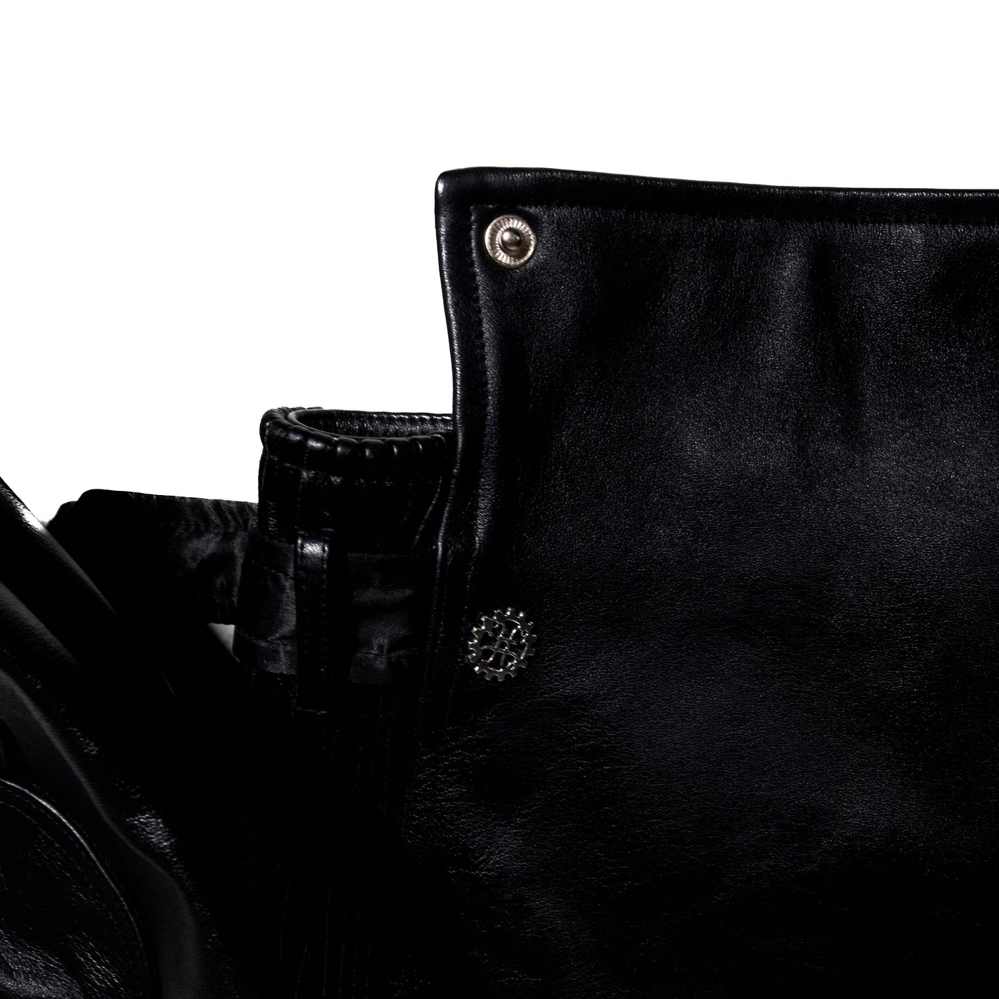 BL MAGIE LEATHER PADDED JACKET W/ SOFTENED DETACHABLE GLOVES