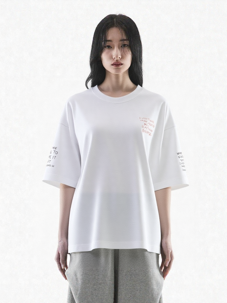 YOU WILL BE HUNGRY FOR THE REST OF YOUR LIFE - LOLLOSER Unisex 100% Combed Cotton Cropped Oversized T-shirt (250g)