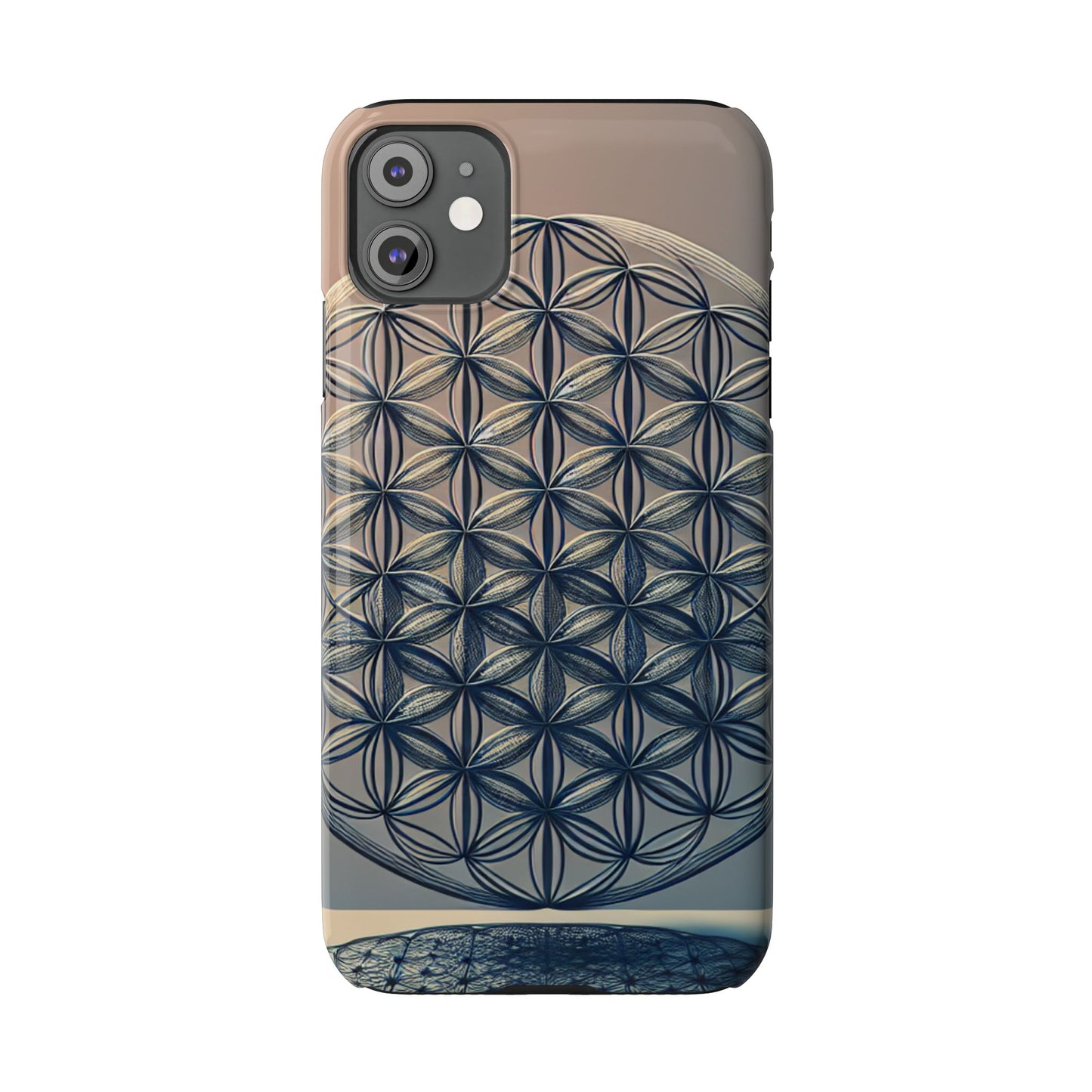 Geometric Slim Phone Case - Elegant Design for Minimalist Style