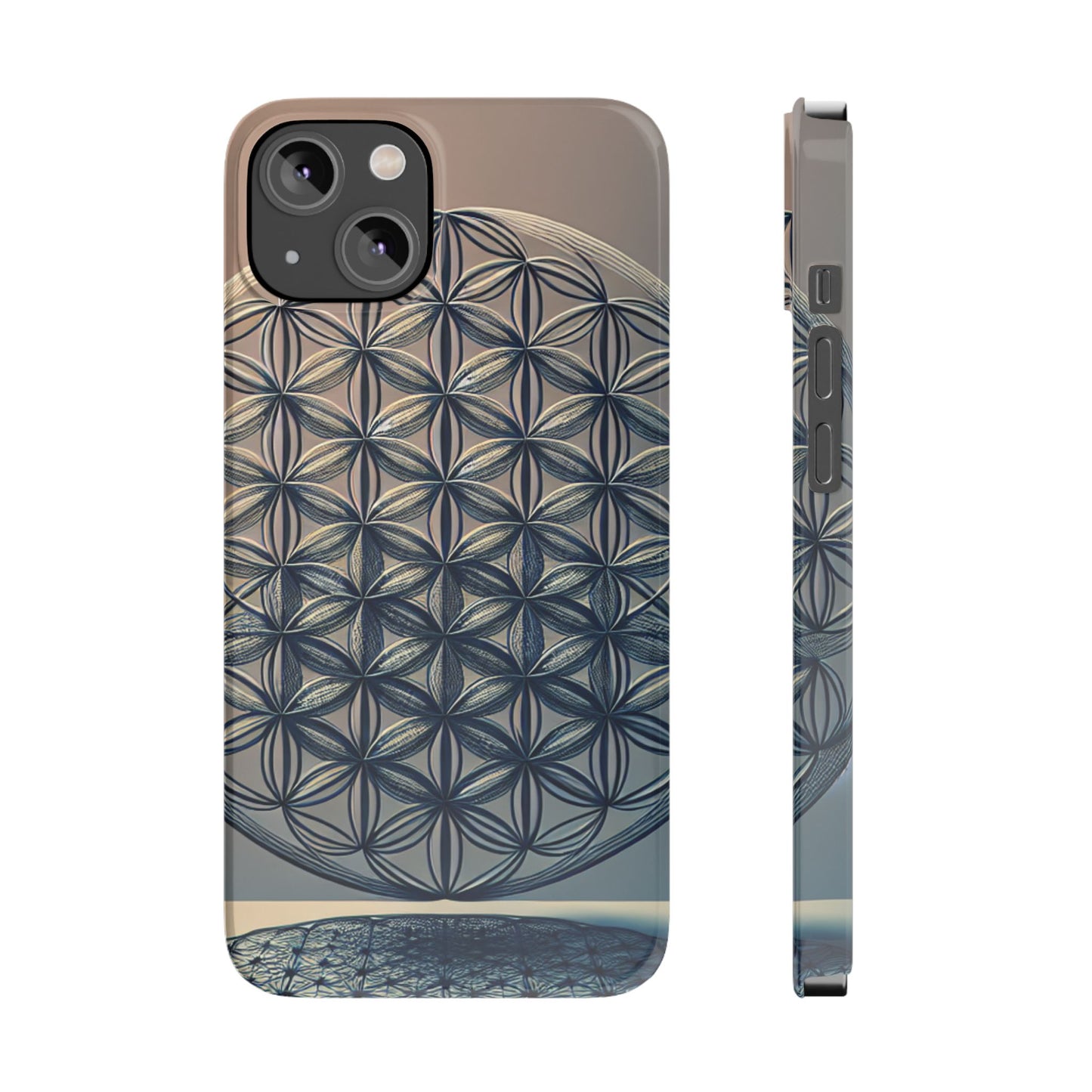 Geometric Slim Phone Case - Elegant Design for Minimalist Style