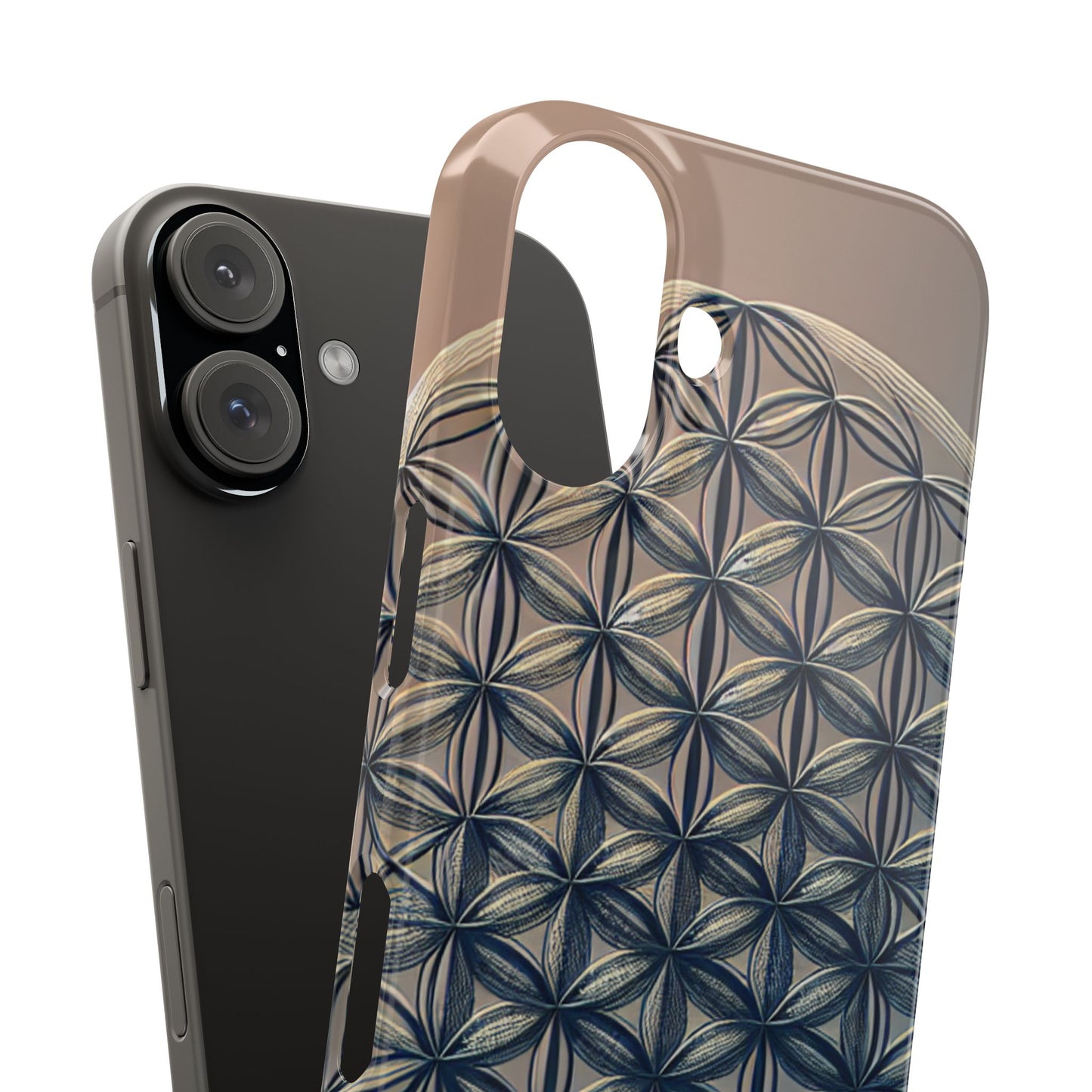 Geometric Slim Phone Case - Elegant Design for Minimalist Style