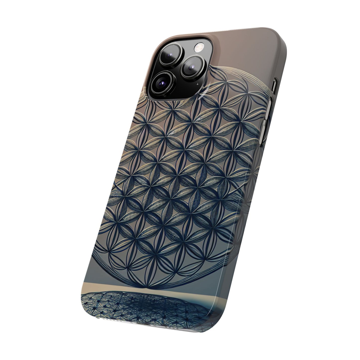 Geometric Slim Phone Case - Elegant Design for Minimalist Style