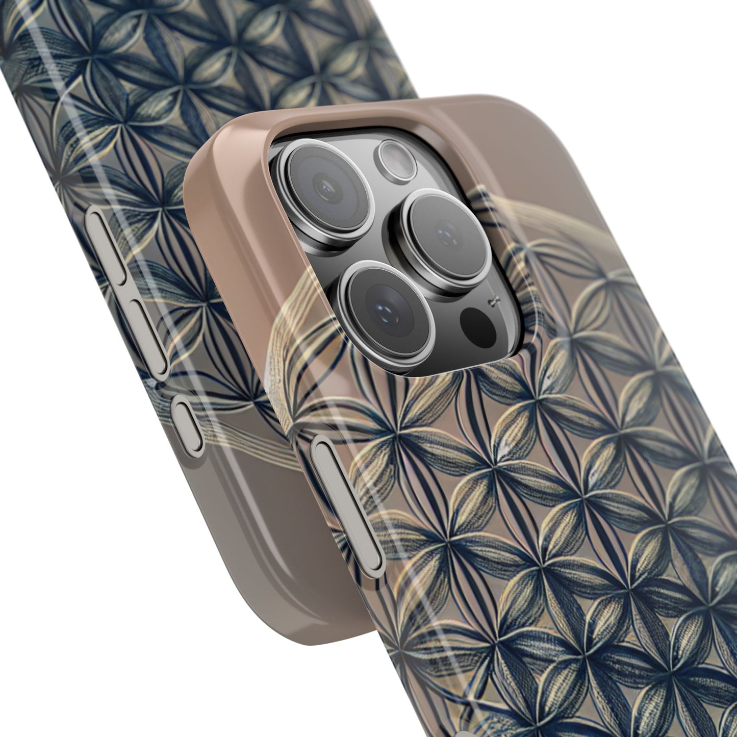 Geometric Slim Phone Case - Elegant Design for Minimalist Style