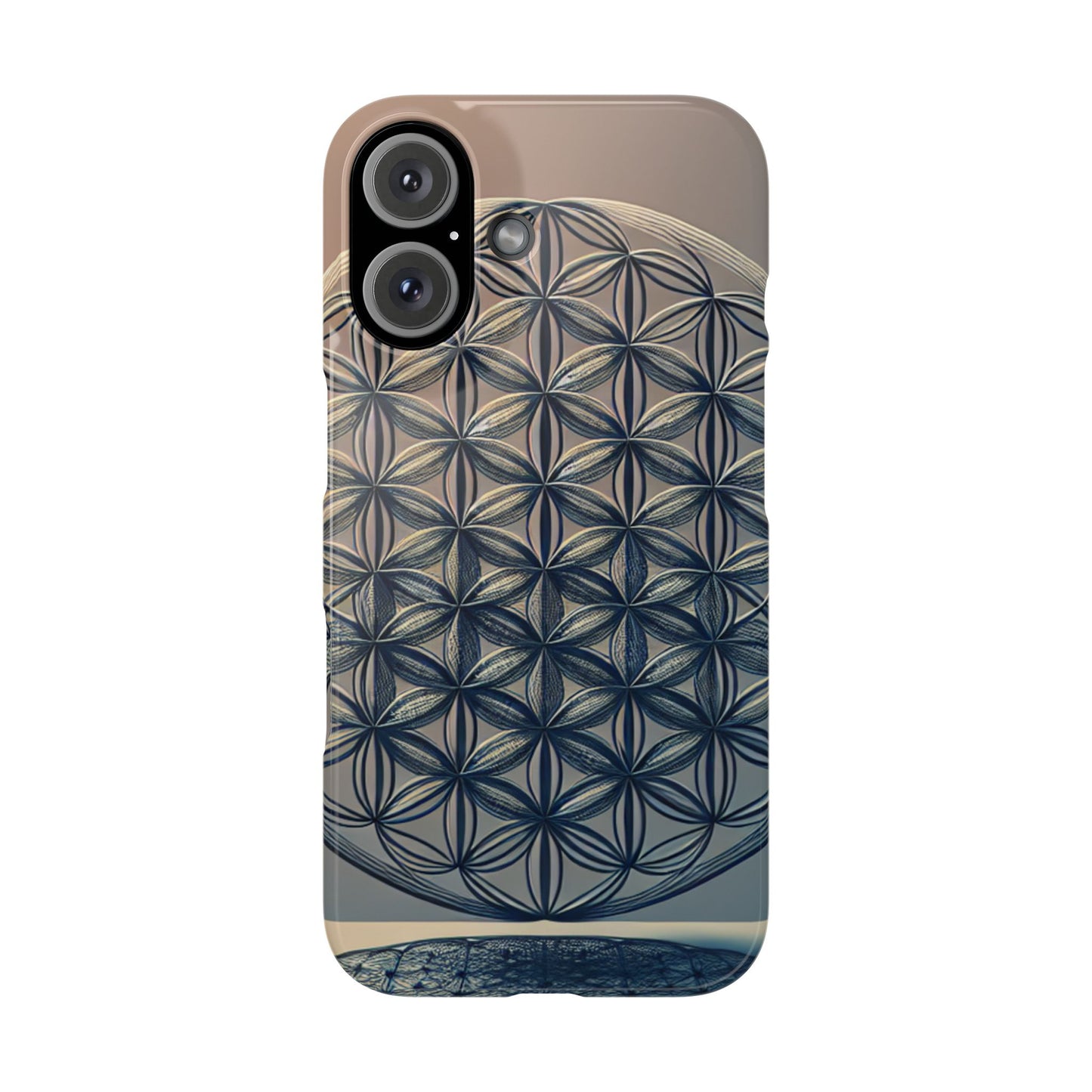 Geometric Slim Phone Case - Elegant Design for Minimalist Style