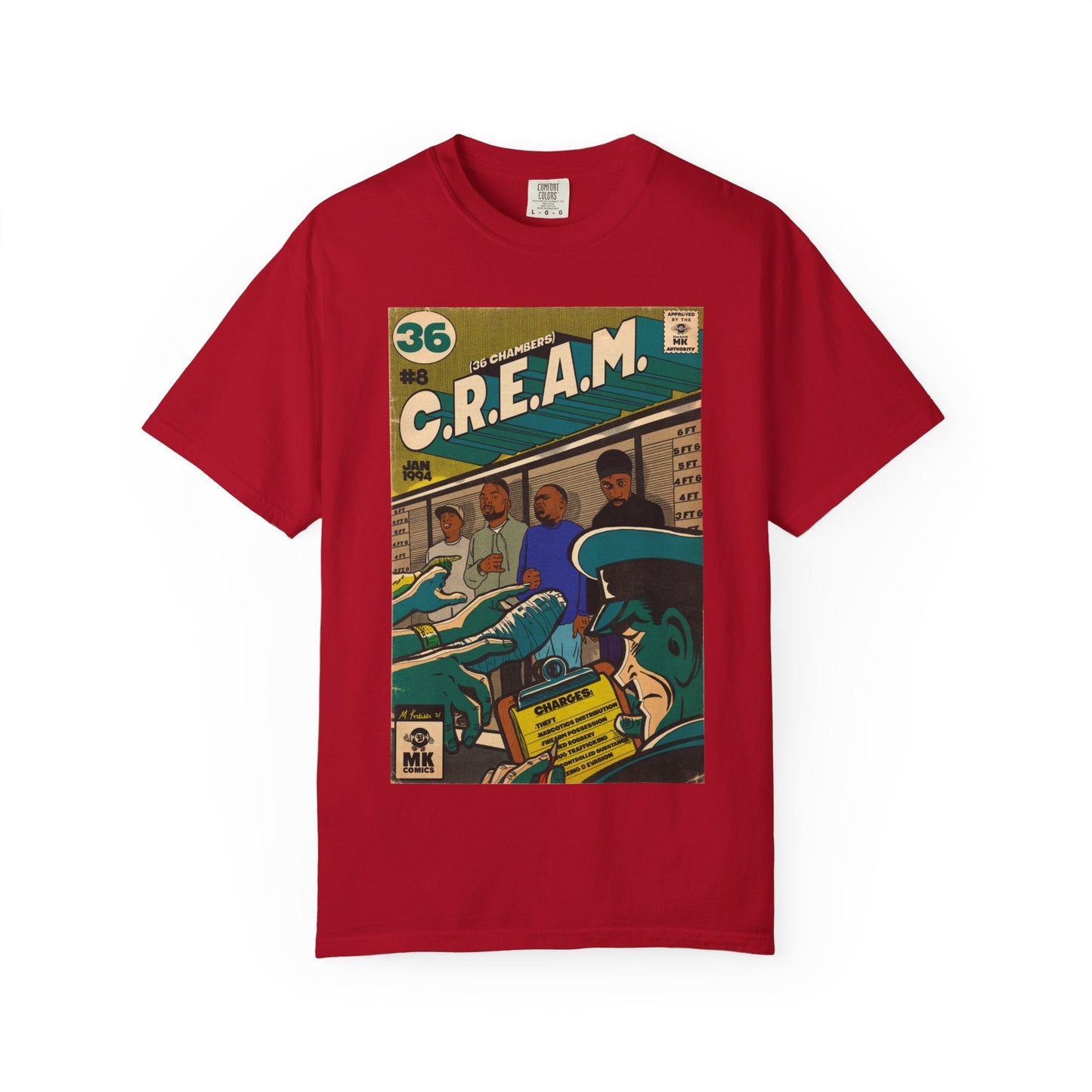 C.R.E.A.M - Unisex Comfort Colors T-shirt