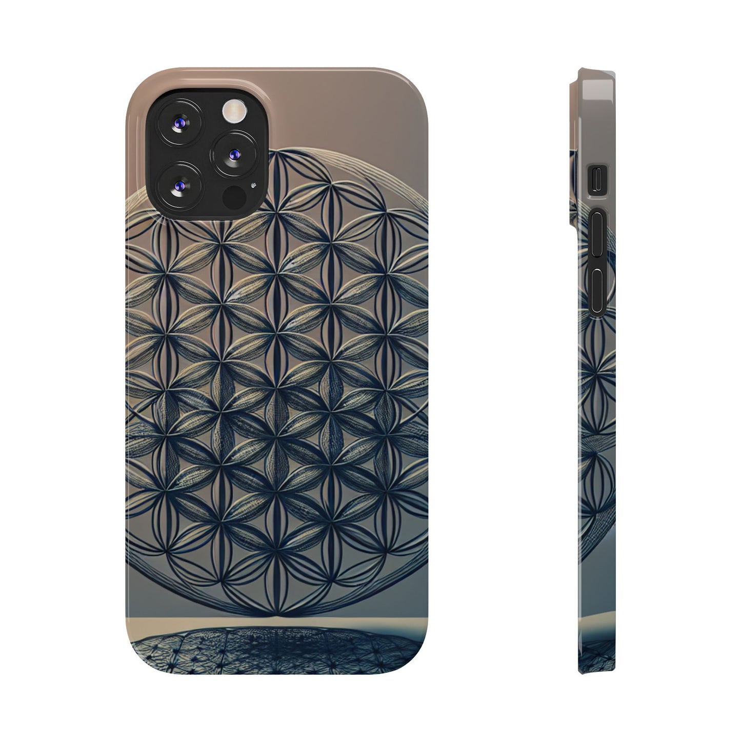 Geometric Slim Phone Case - Elegant Design for Minimalist Style