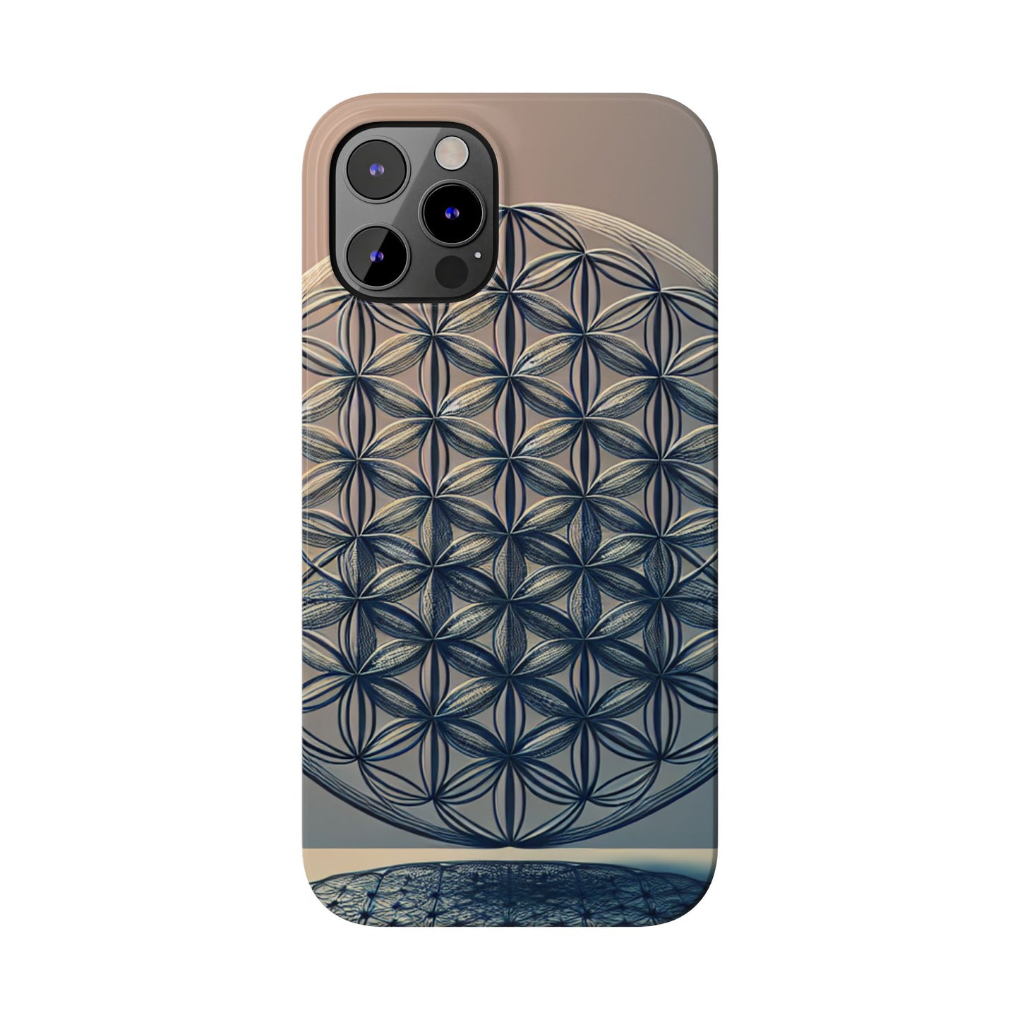 Geometric Slim Phone Case - Elegant Design for Minimalist Style