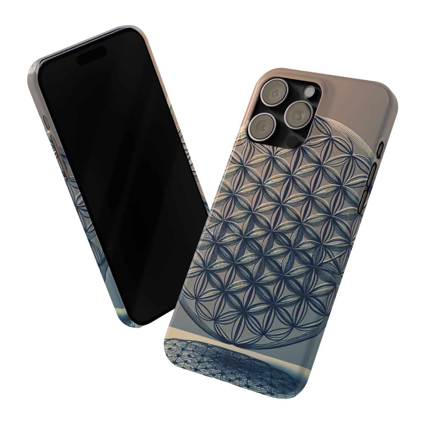 Geometric Slim Phone Case - Elegant Design for Minimalist Style