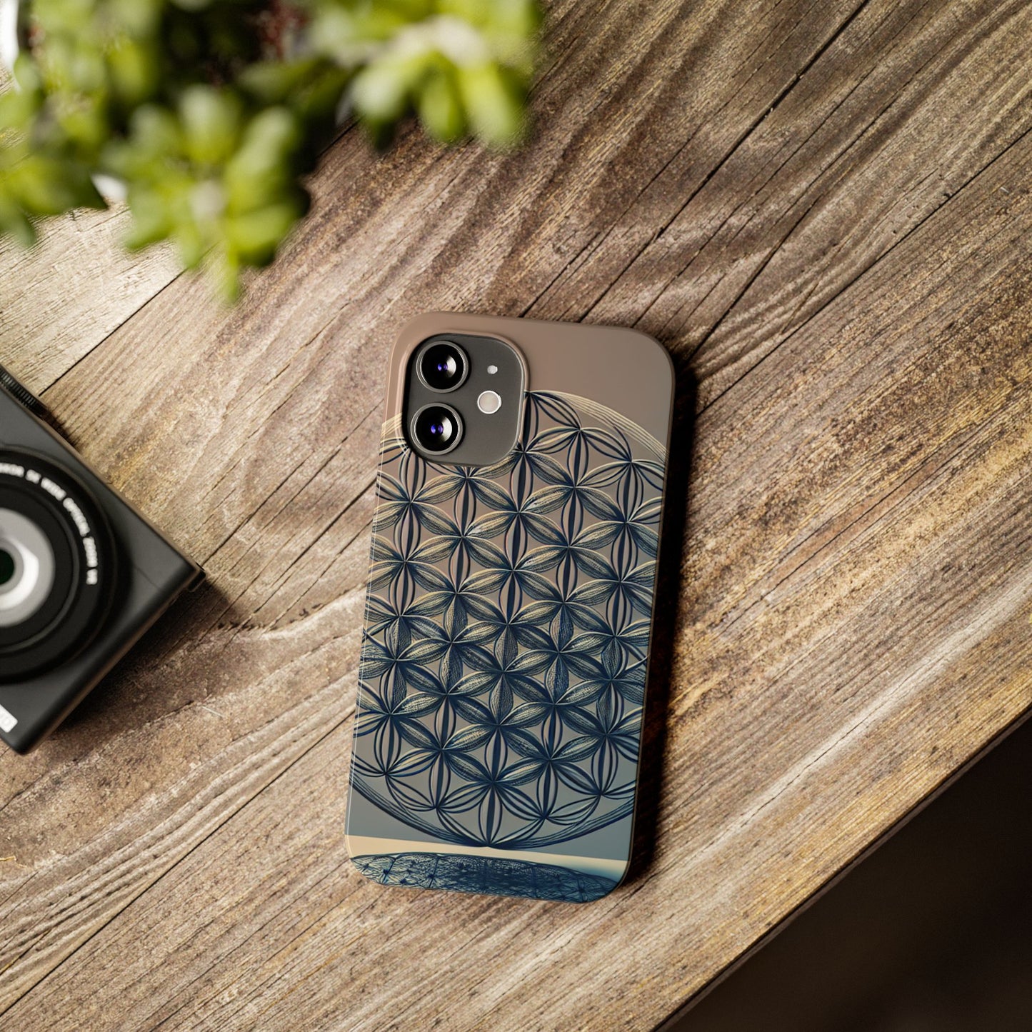 Geometric Slim Phone Case - Elegant Design for Minimalist Style