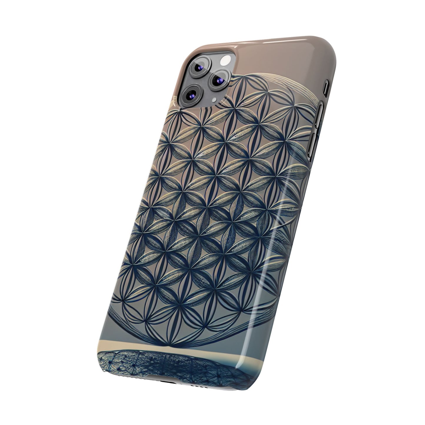 Geometric Slim Phone Case - Elegant Design for Minimalist Style